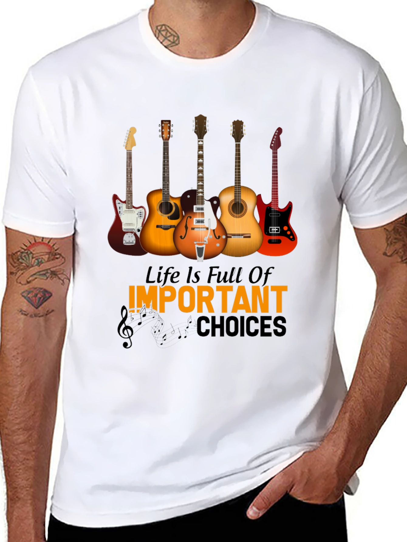 Guitar Choice Tee - Music Lover T-Shirt