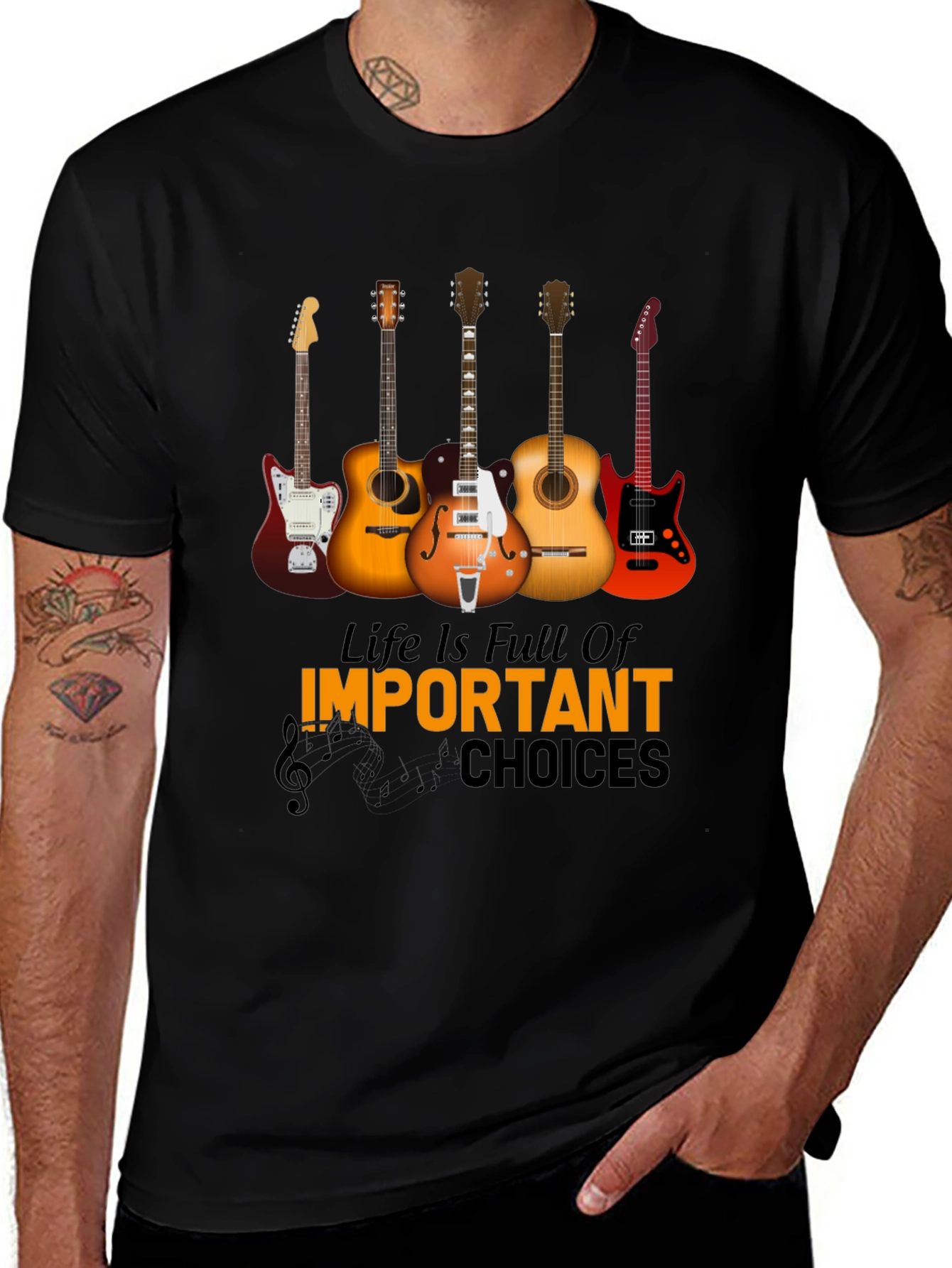 Guitar Choice Tee - Music Lover T-Shirt