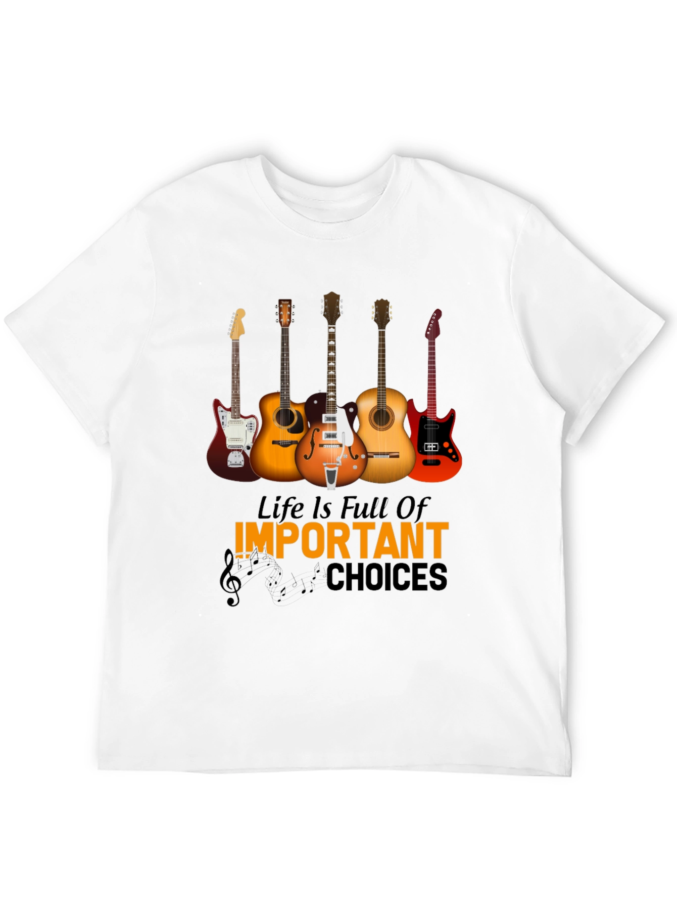 Guitar Choice Tee - Music Lover T-Shirt