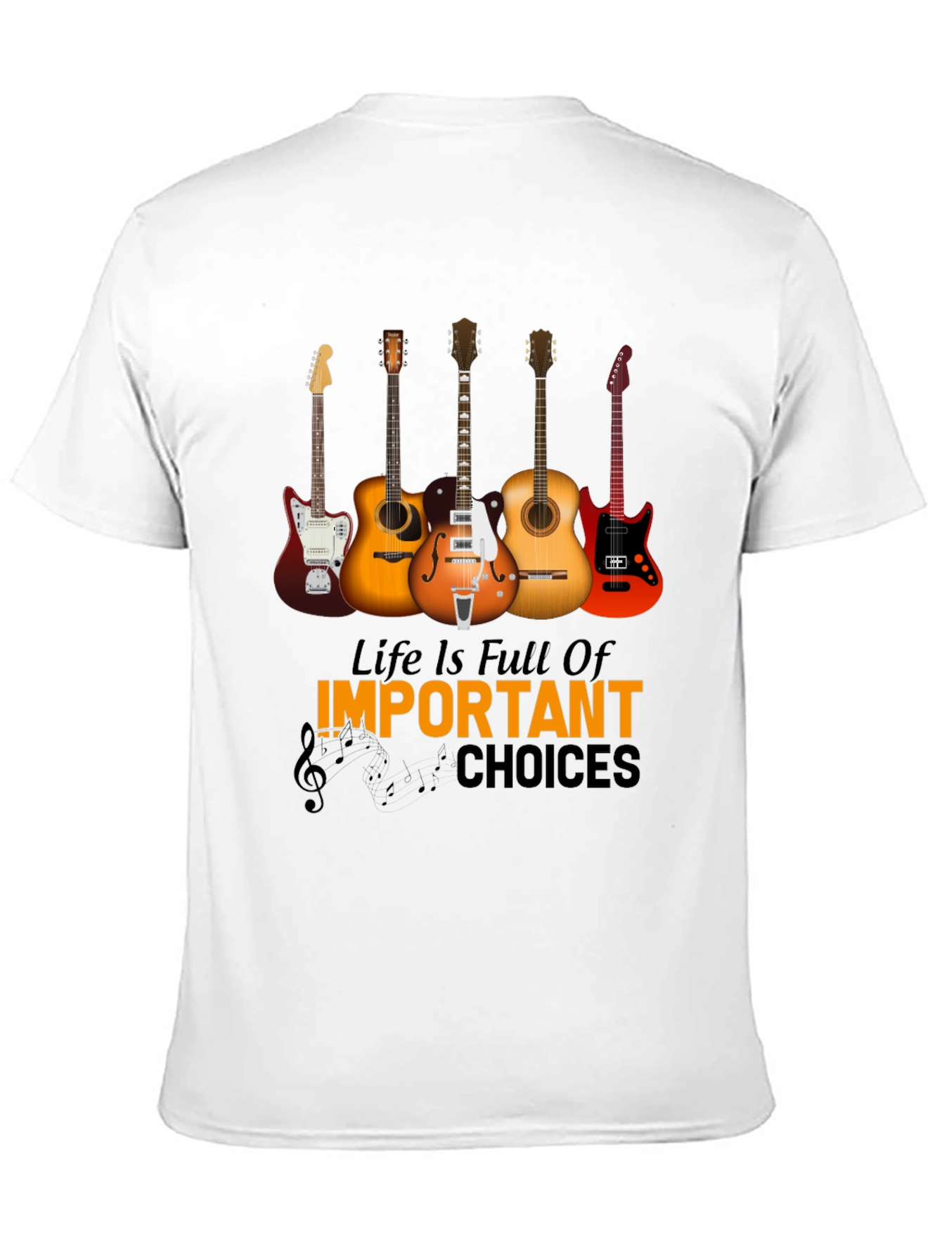 Guitar Choice Tee - Music Lover T-Shirt