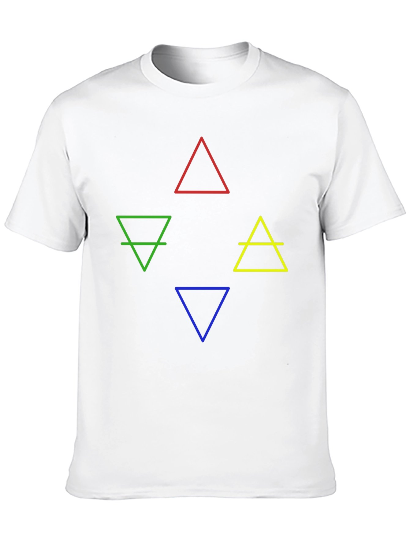 Elements Symbol Graphic T-Shirt - Earth Fire Water Air