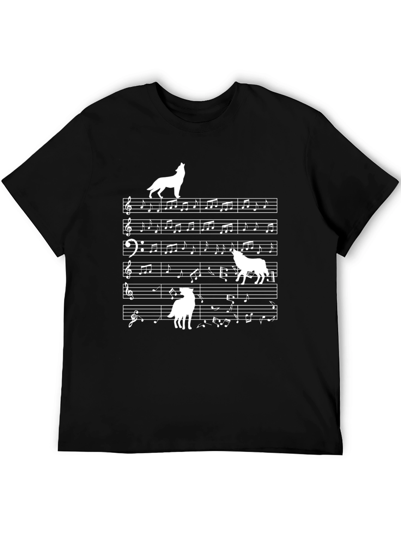 Musical Wolf T-Shirt