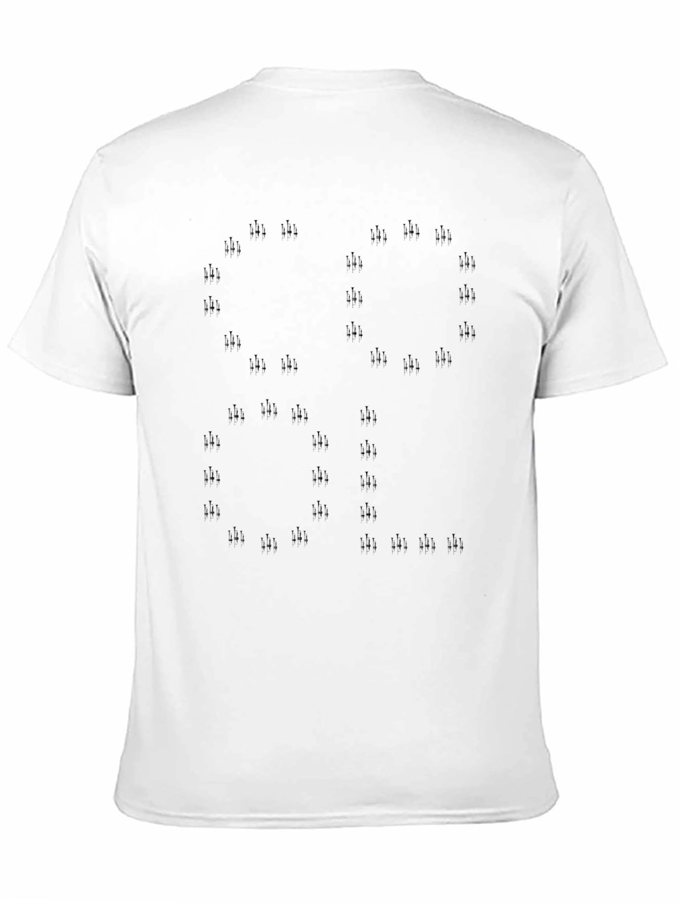 Skull Silhouette T-Shirt - Soft Cotton Tee