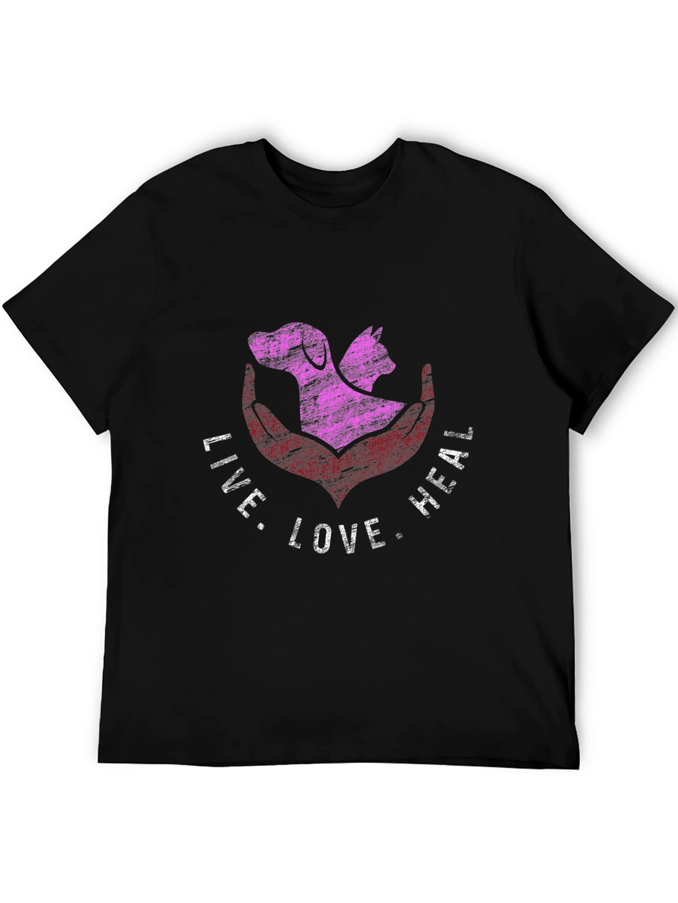 Live Love Heal Animal Lover T-Shirt