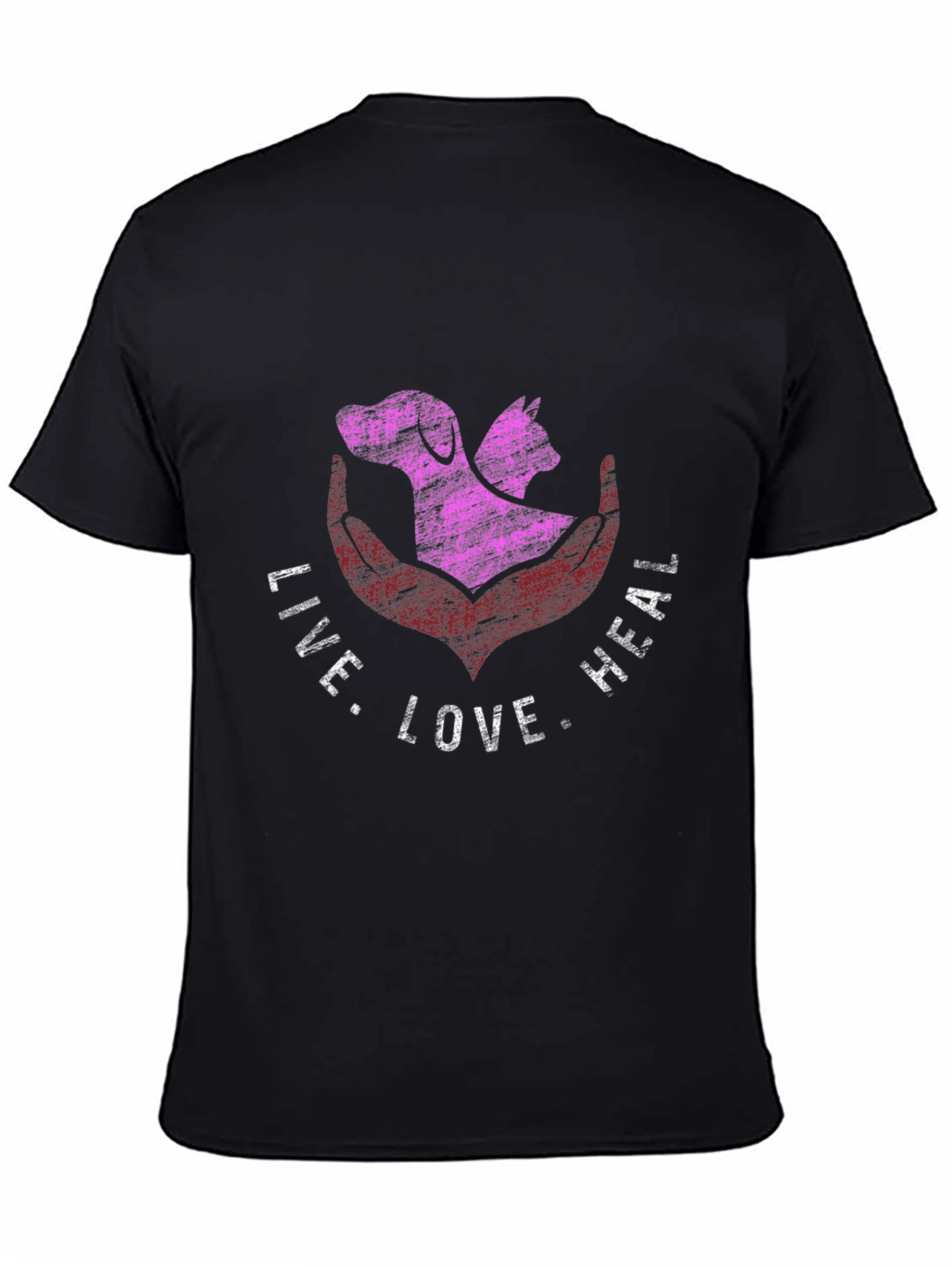 Live Love Heal Animal Lover T-Shirt