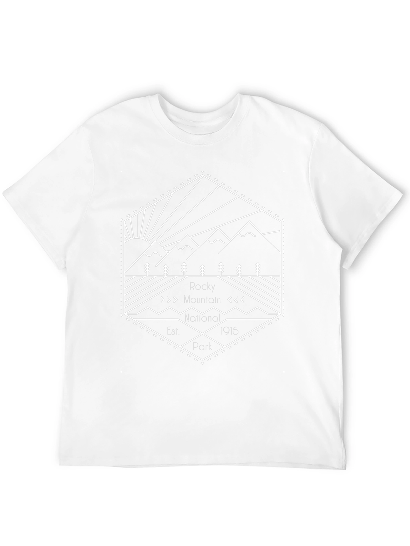 Rocky Mountain National Park Black Graphic Tee
