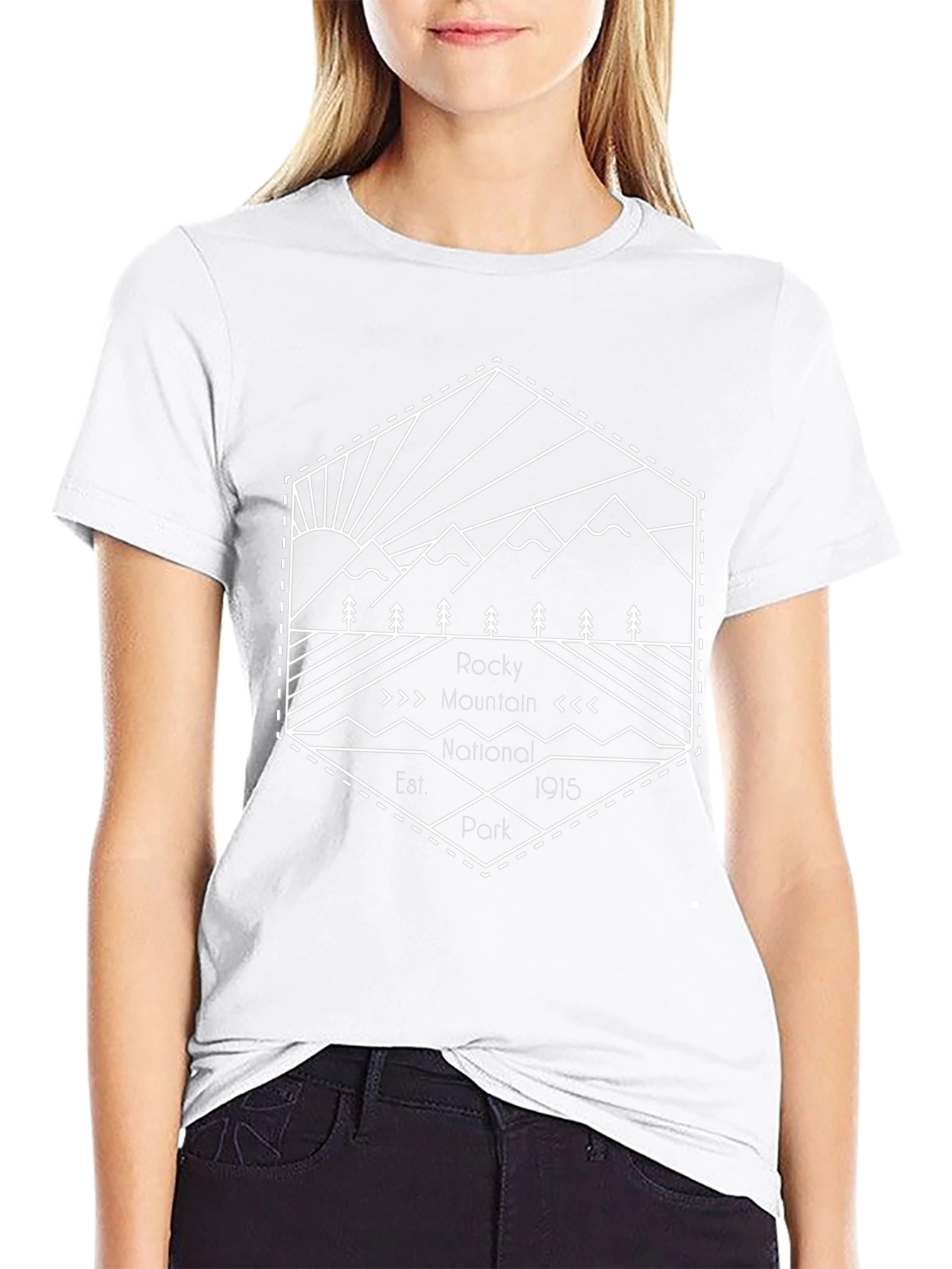 Rocky Mountain National Park Black Graphic Tee