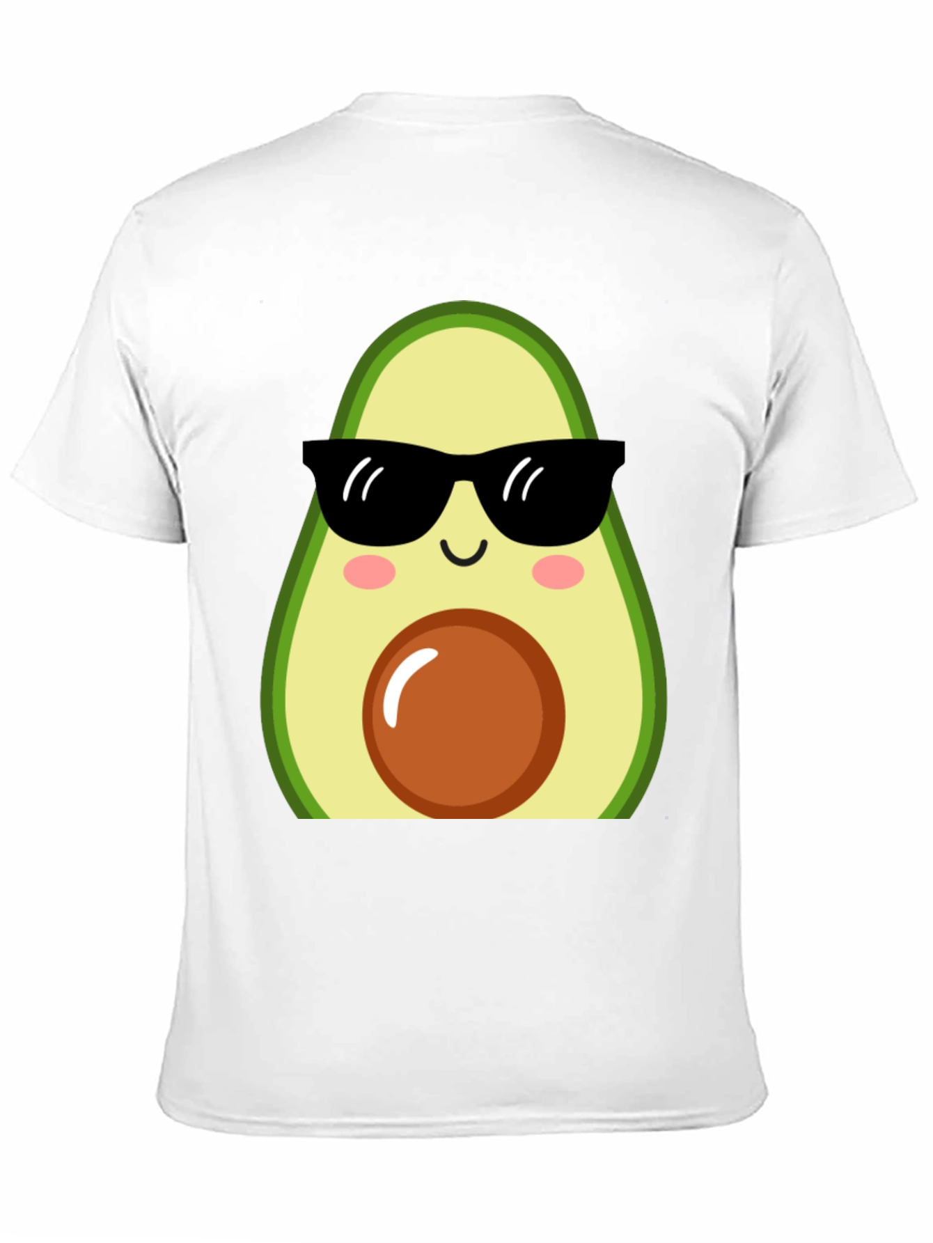Cool Avocado Graphic Tee - Trendy Unisex T-Shirt