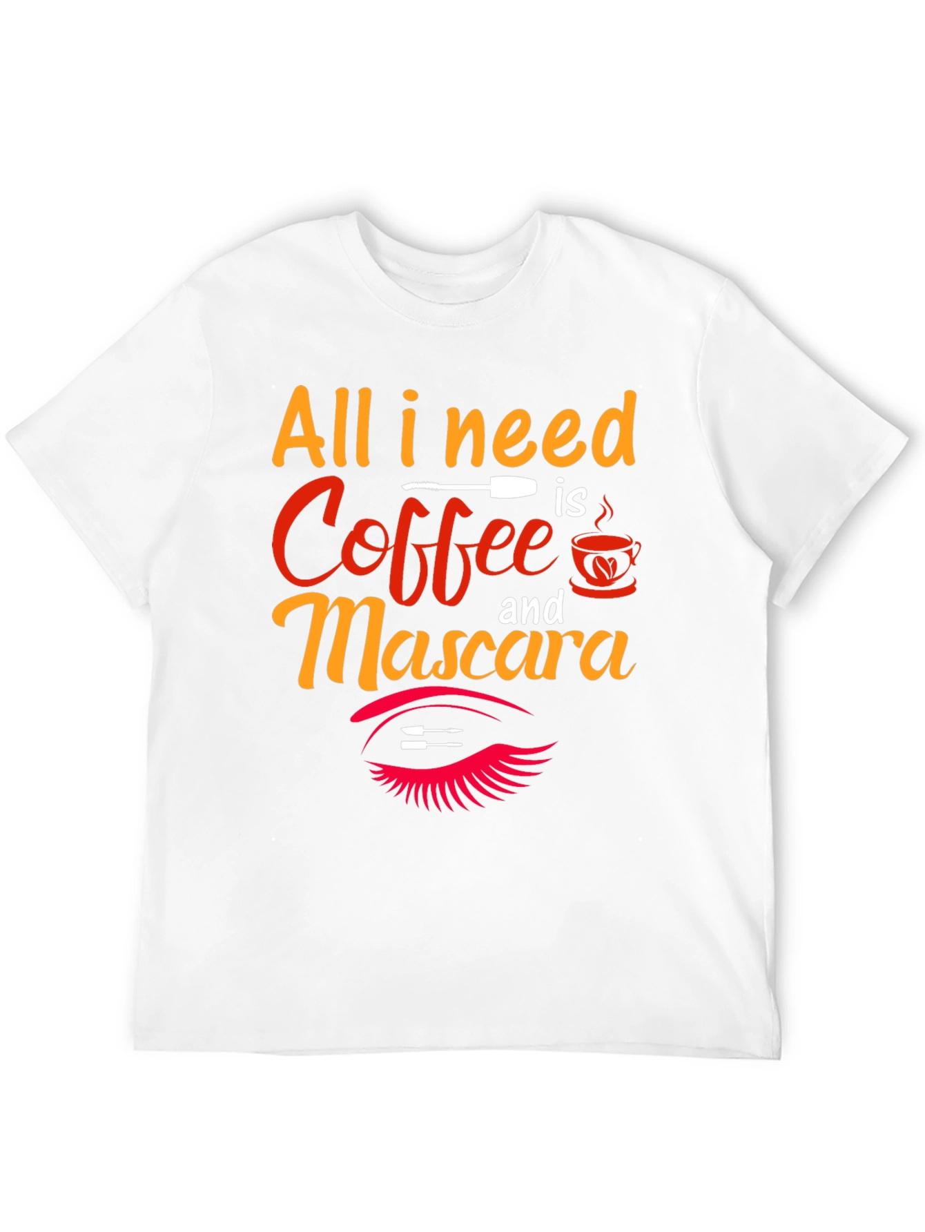Coffee & Mascara Graphic T-Shirt