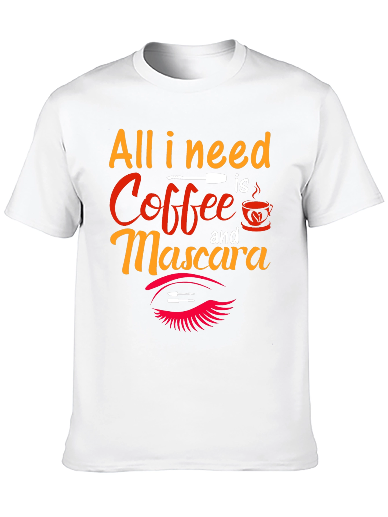 Coffee & Mascara Graphic T-Shirt