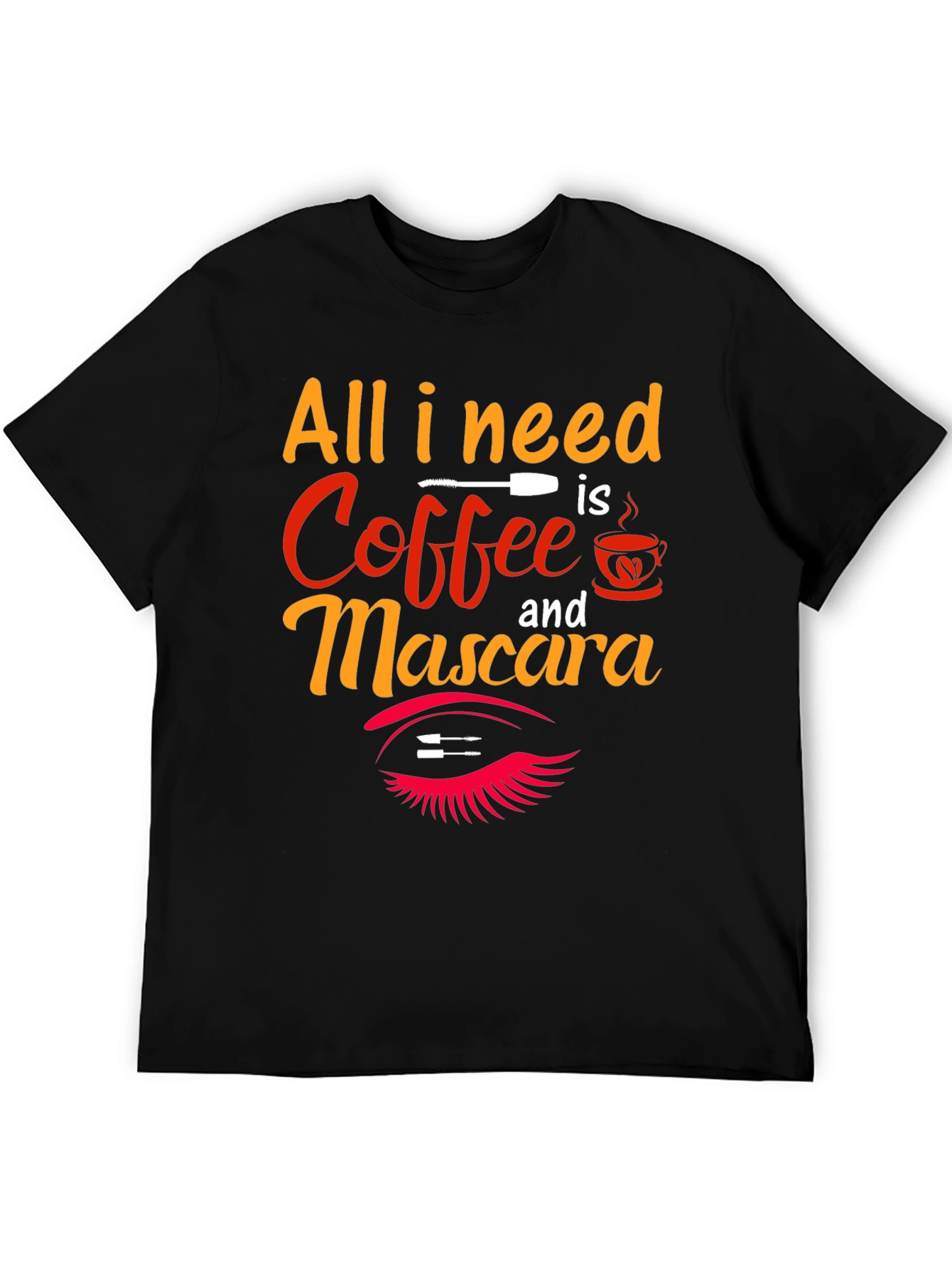 Coffee & Mascara Graphic T-Shirt