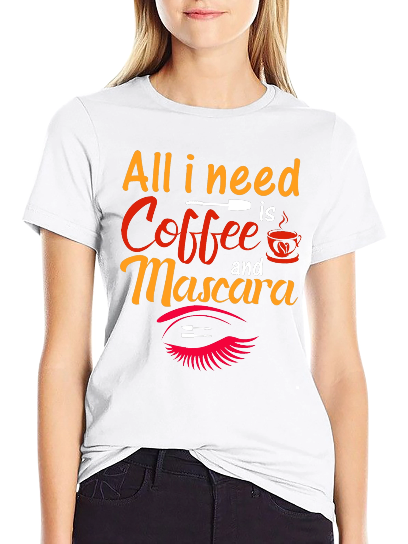 Coffee & Mascara Graphic T-Shirt