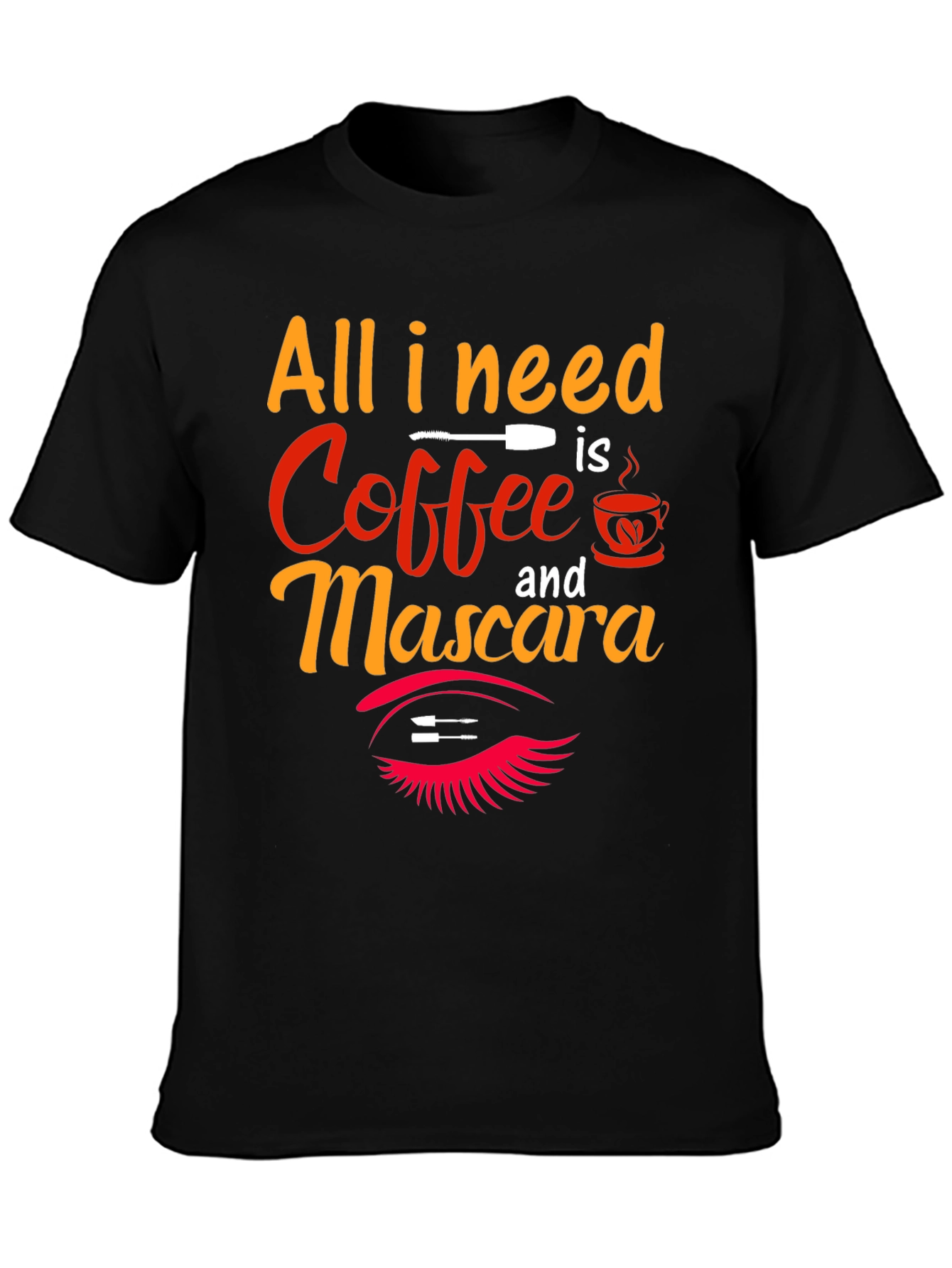 Coffee & Mascara Graphic T-Shirt