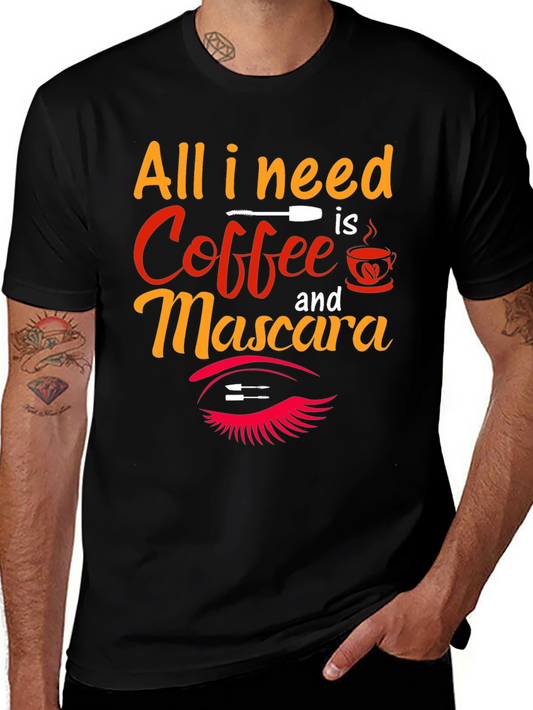 Coffee & Mascara Graphic T-Shirt