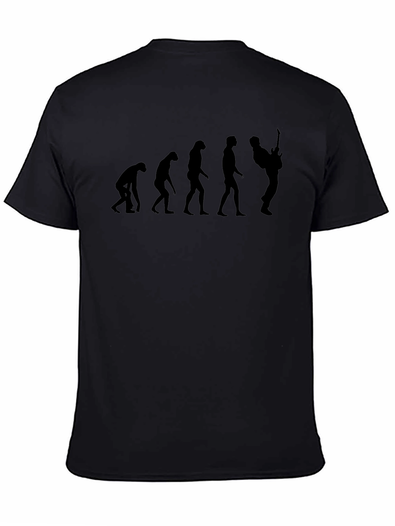 Evolution of Rocker Black T-Shirt
