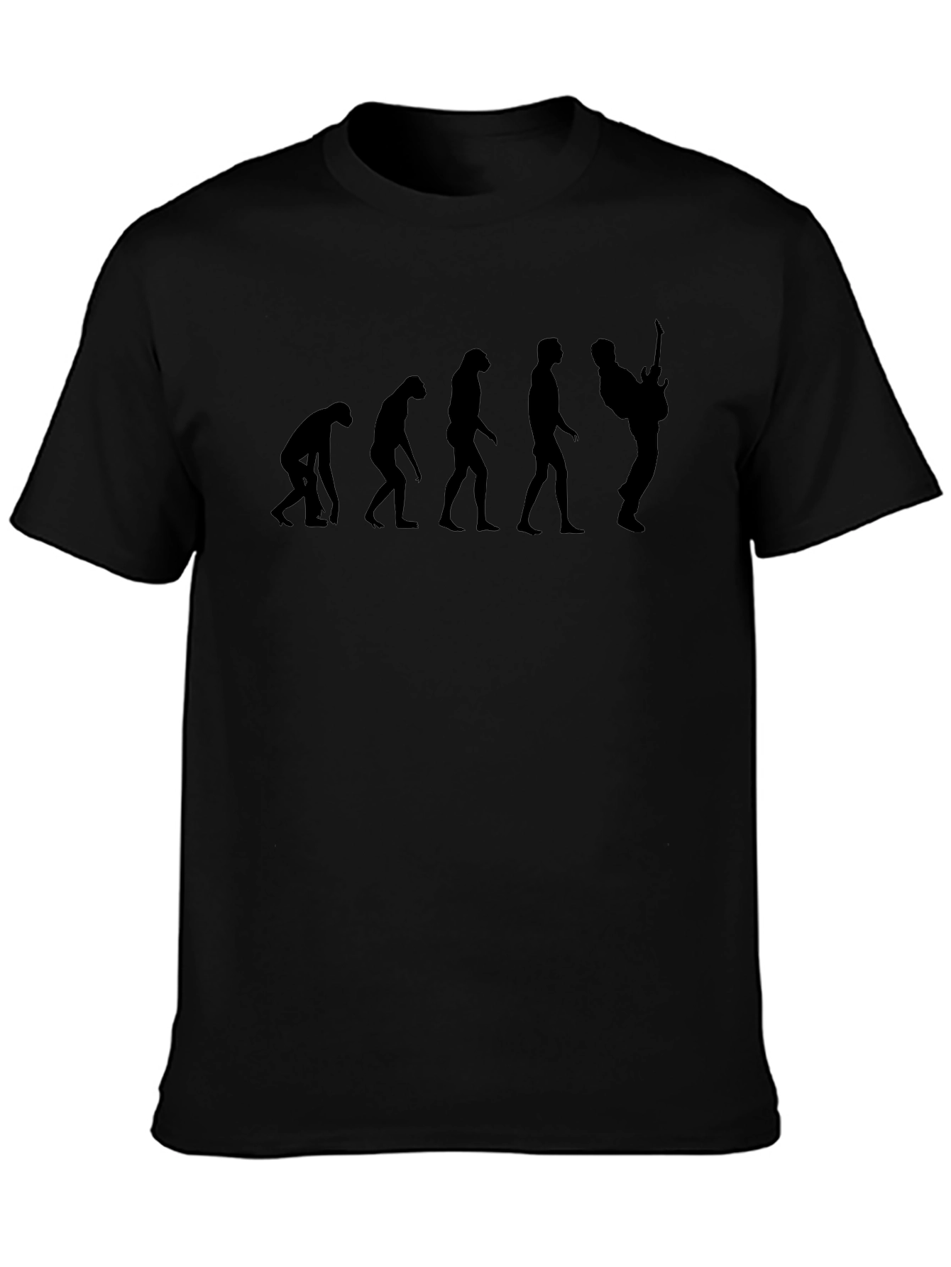 Evolution of Rocker Black T-Shirt