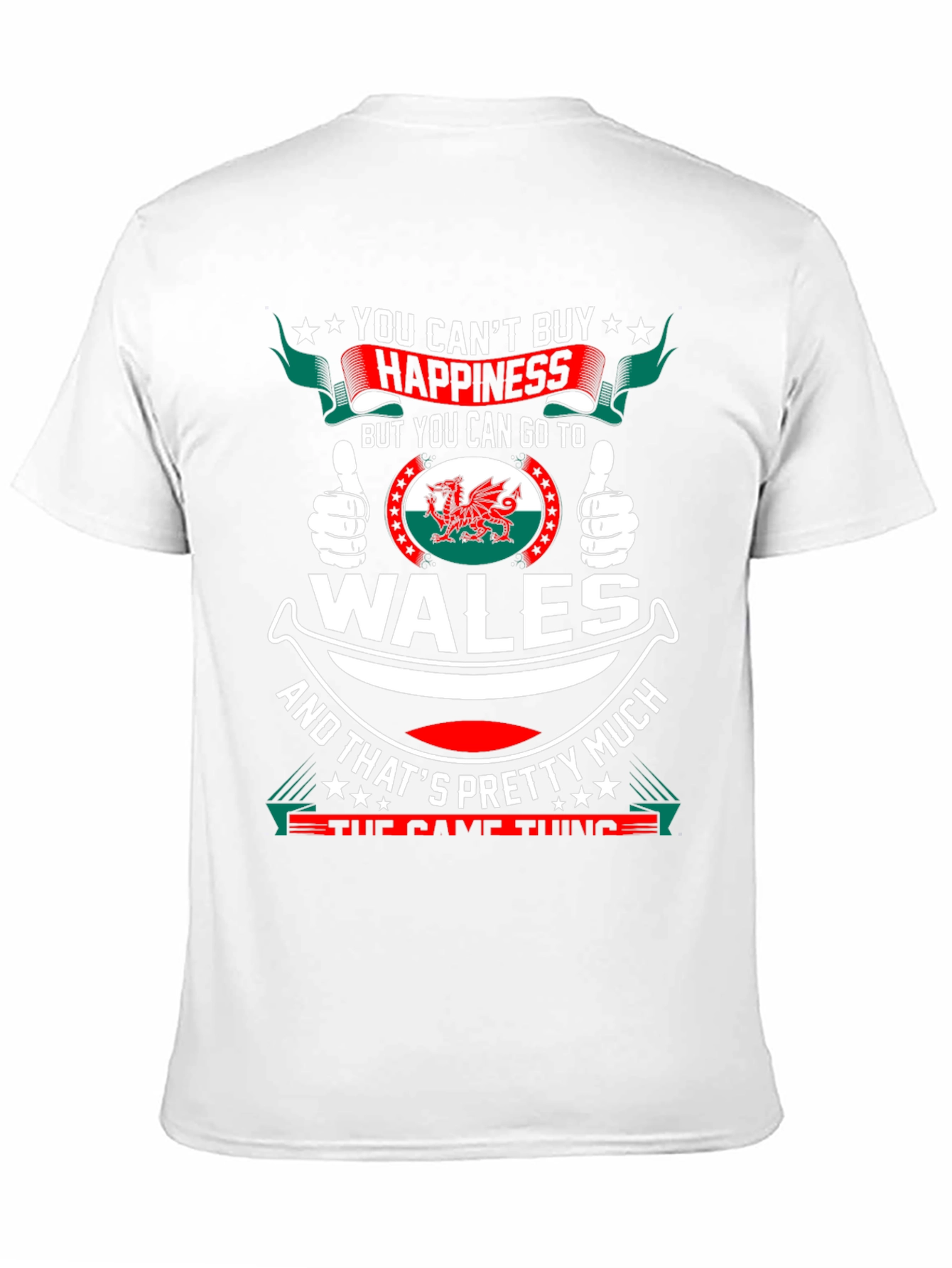 Wales Happiness T-Shirt - Funny Welsh Pride Tee