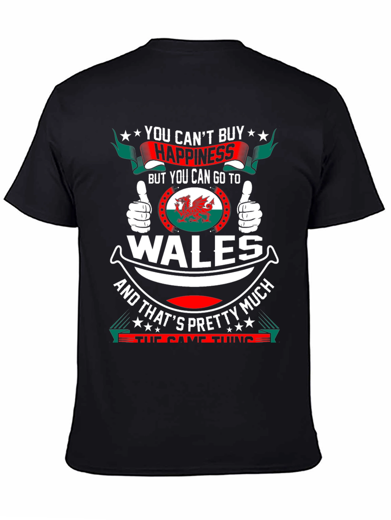 Wales Happiness T-Shirt - Funny Welsh Pride Tee