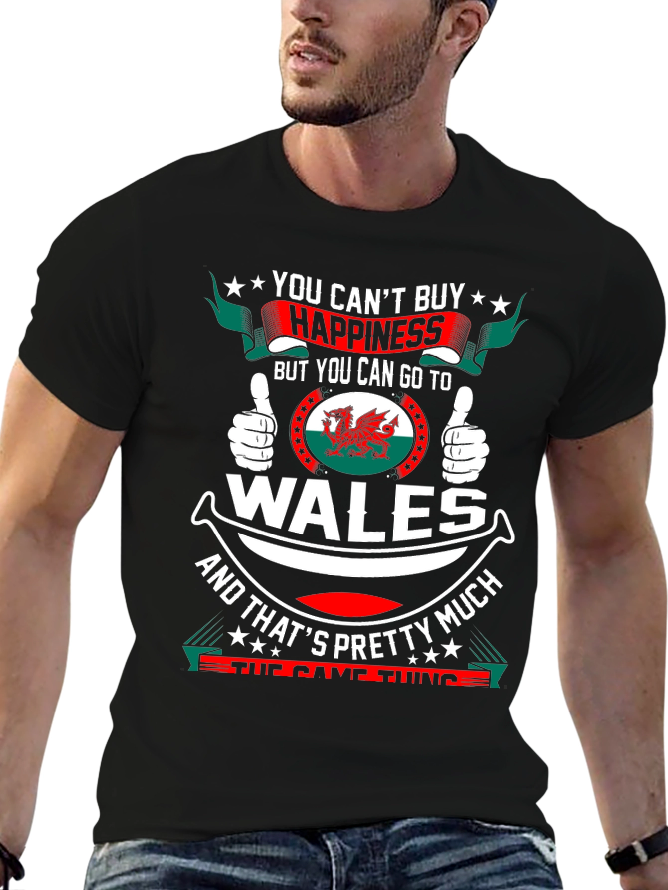 Wales Happiness T-Shirt - Funny Welsh Pride Tee