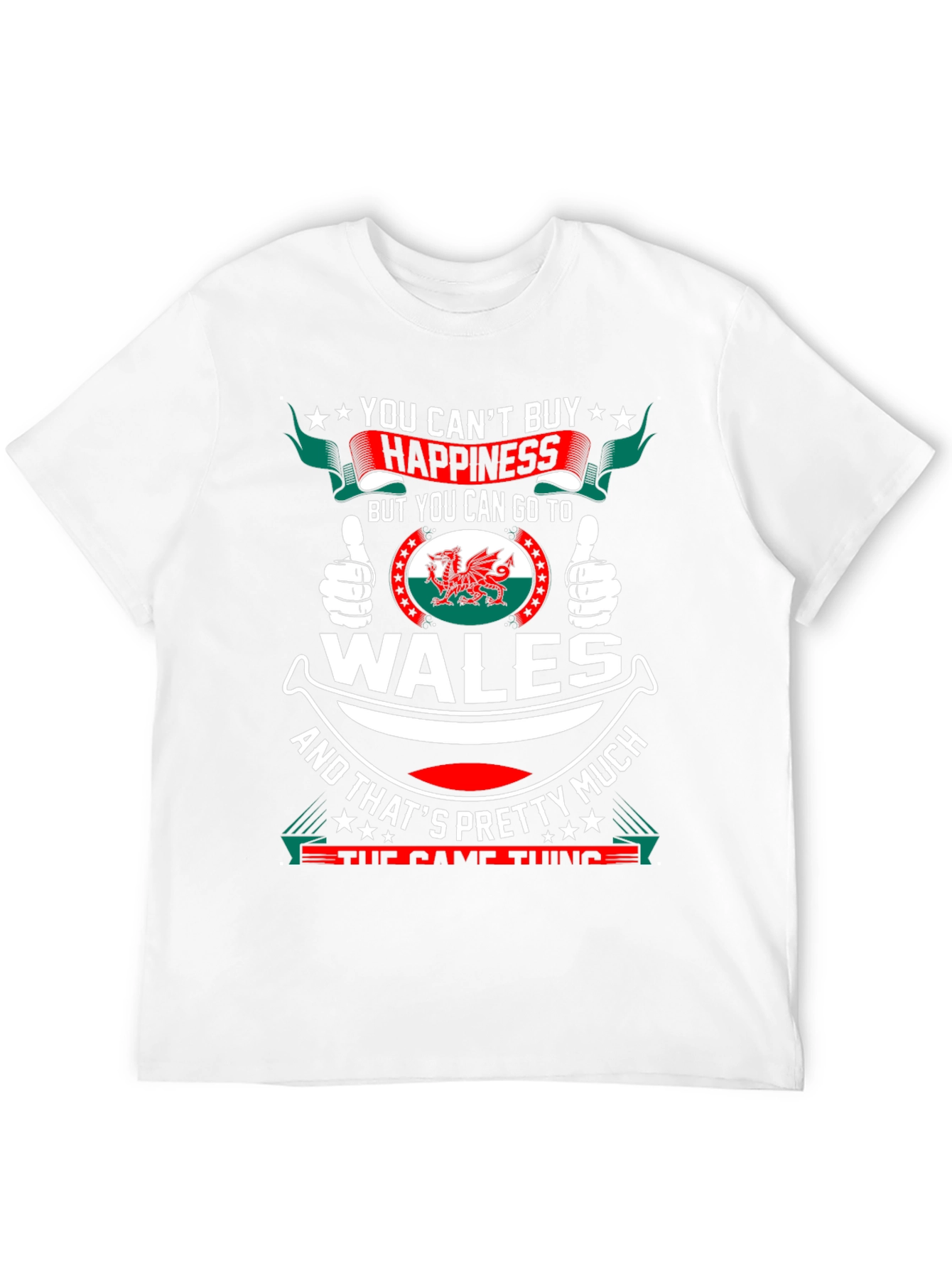 Wales Happiness T-Shirt - Funny Welsh Pride Tee