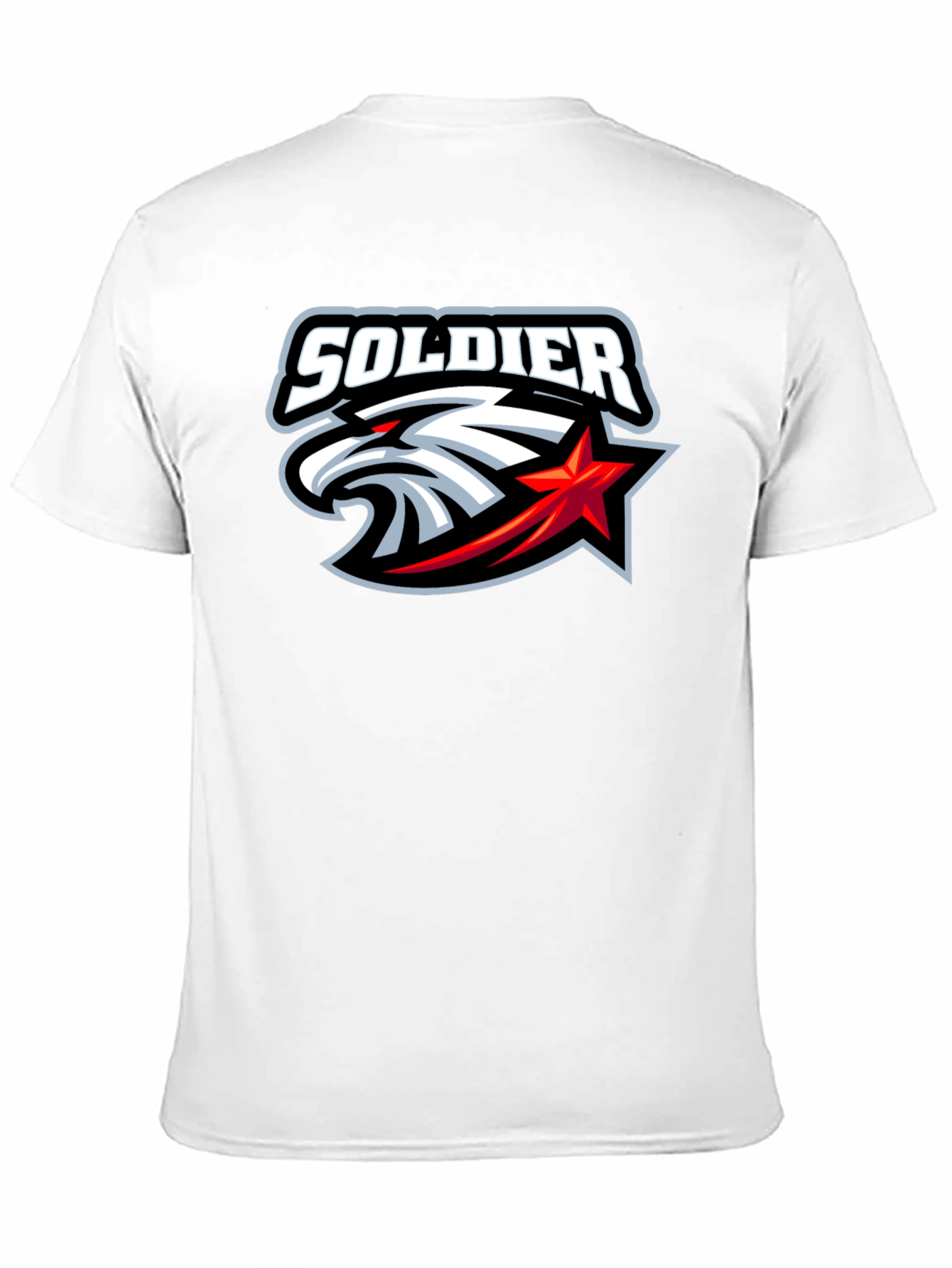 Soldier Eagle Graphic Black T-Shirt