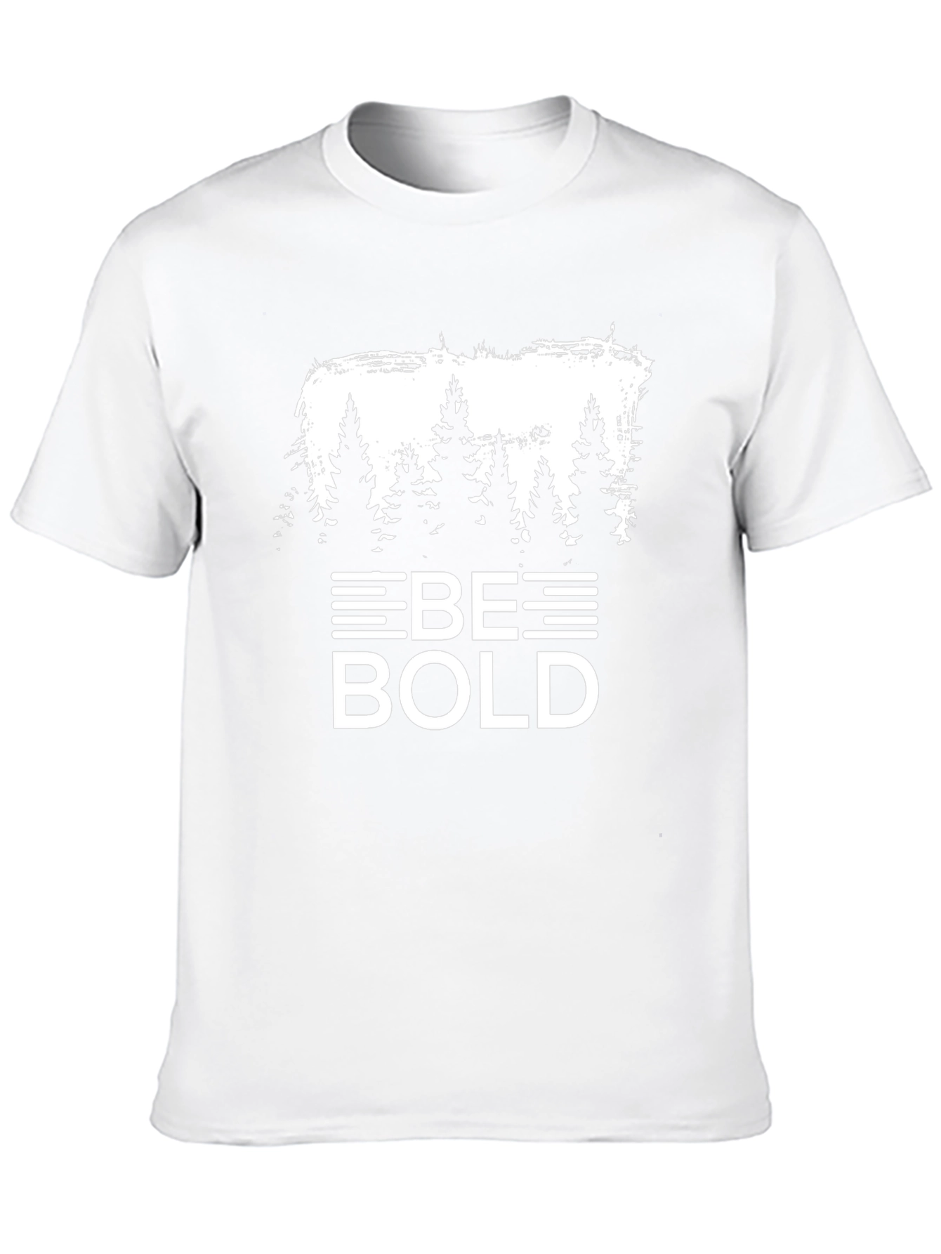 Be Bold Tree Graphic Black T-Shirt