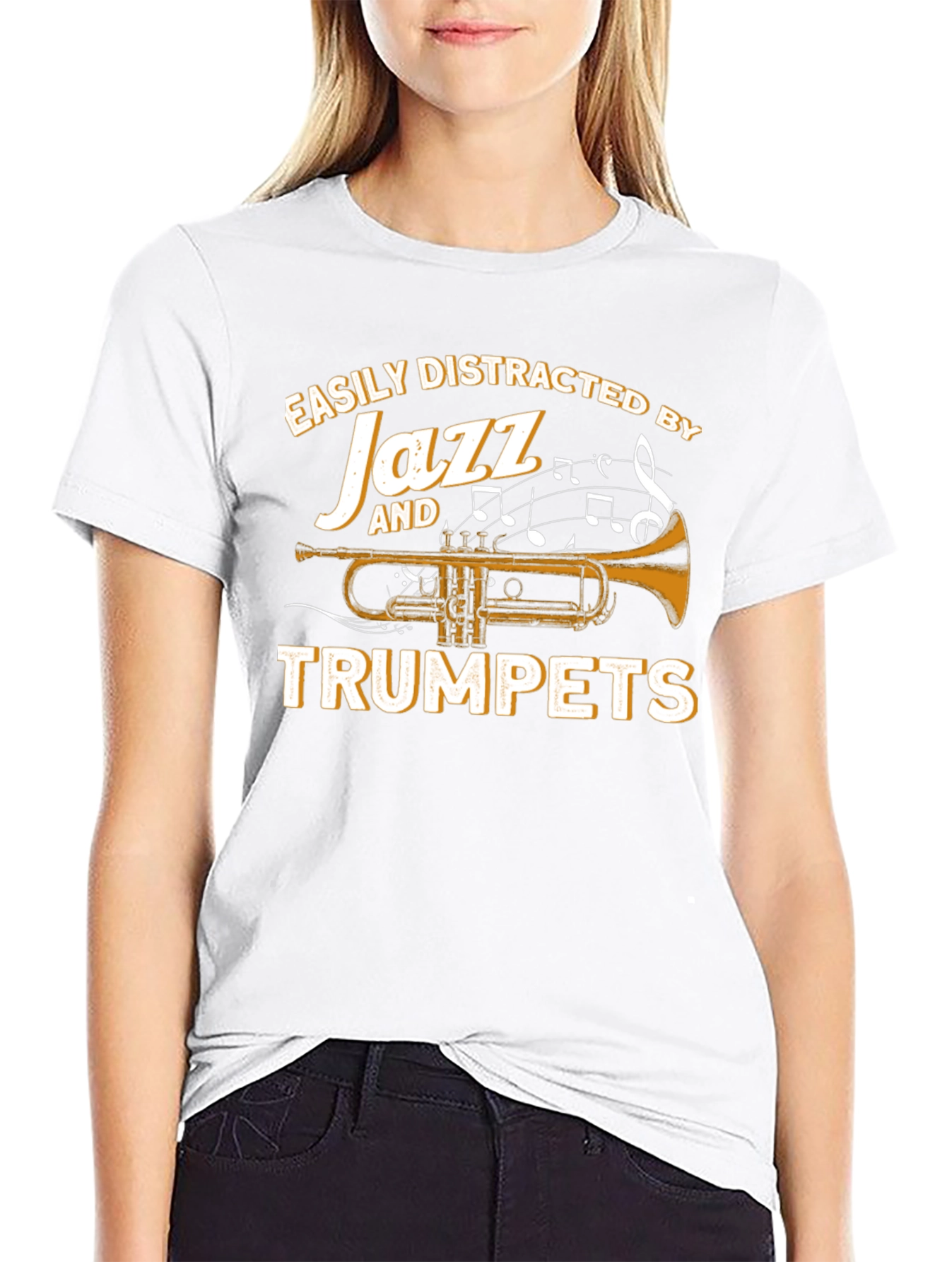 Easily Distracted by Jazz and Trumpets T-Shirt