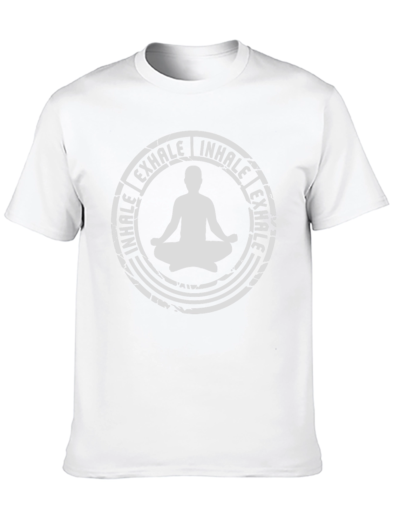 Inhale Exhale Yoga Graphic T-Shirt - Black