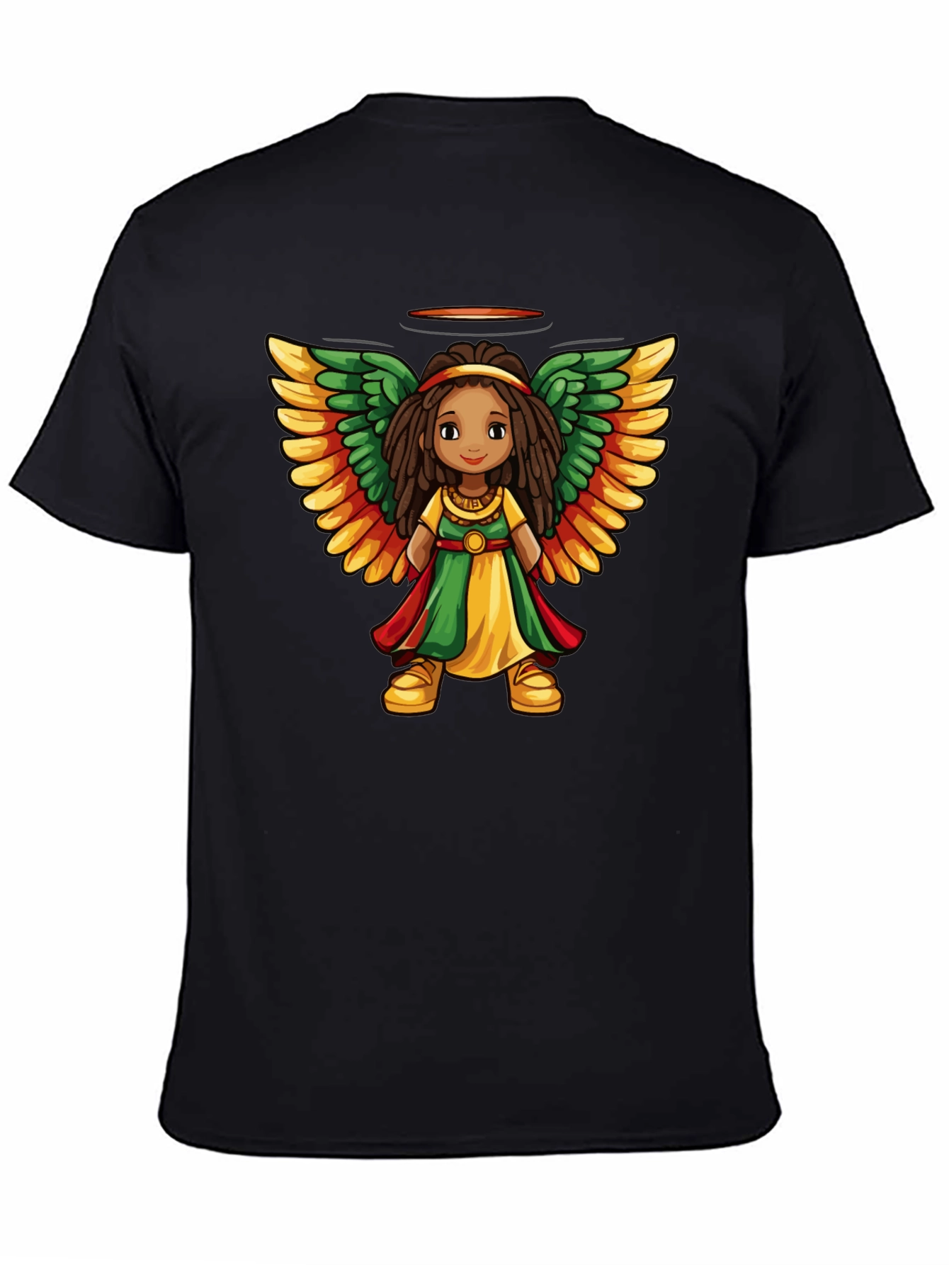 Rasta Angel T-Shirt - Unisex Graphic Tee
