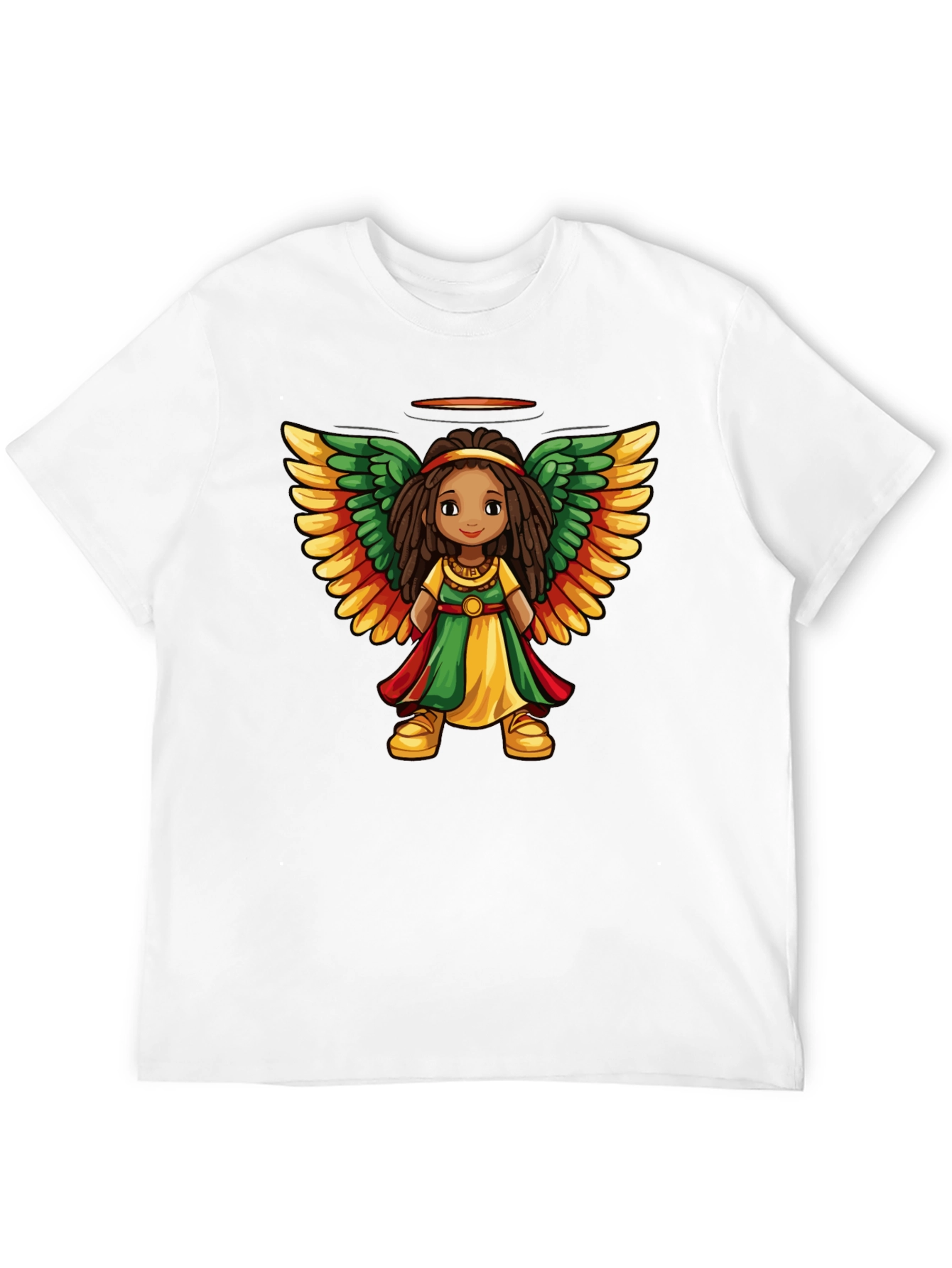 Rasta Angel T-Shirt - Unisex Graphic Tee