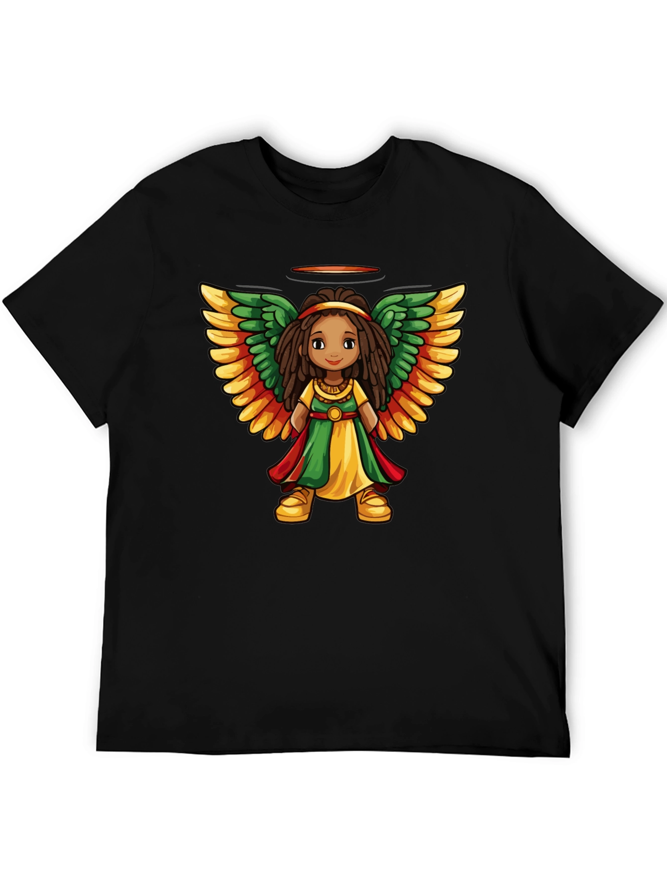 Rasta Angel T-Shirt - Unisex Graphic Tee