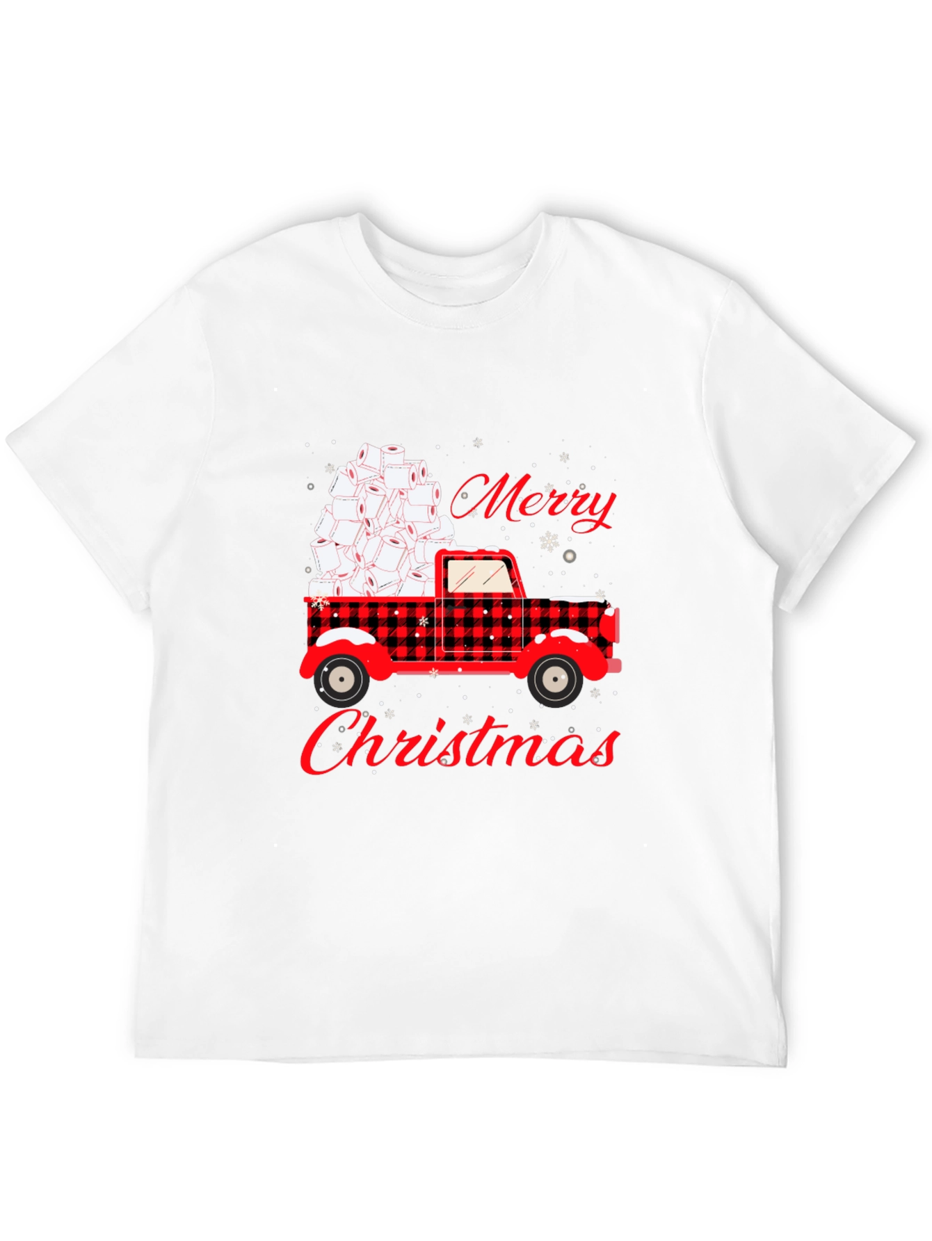 Merry Christmas Toilet Paper Truck Tee