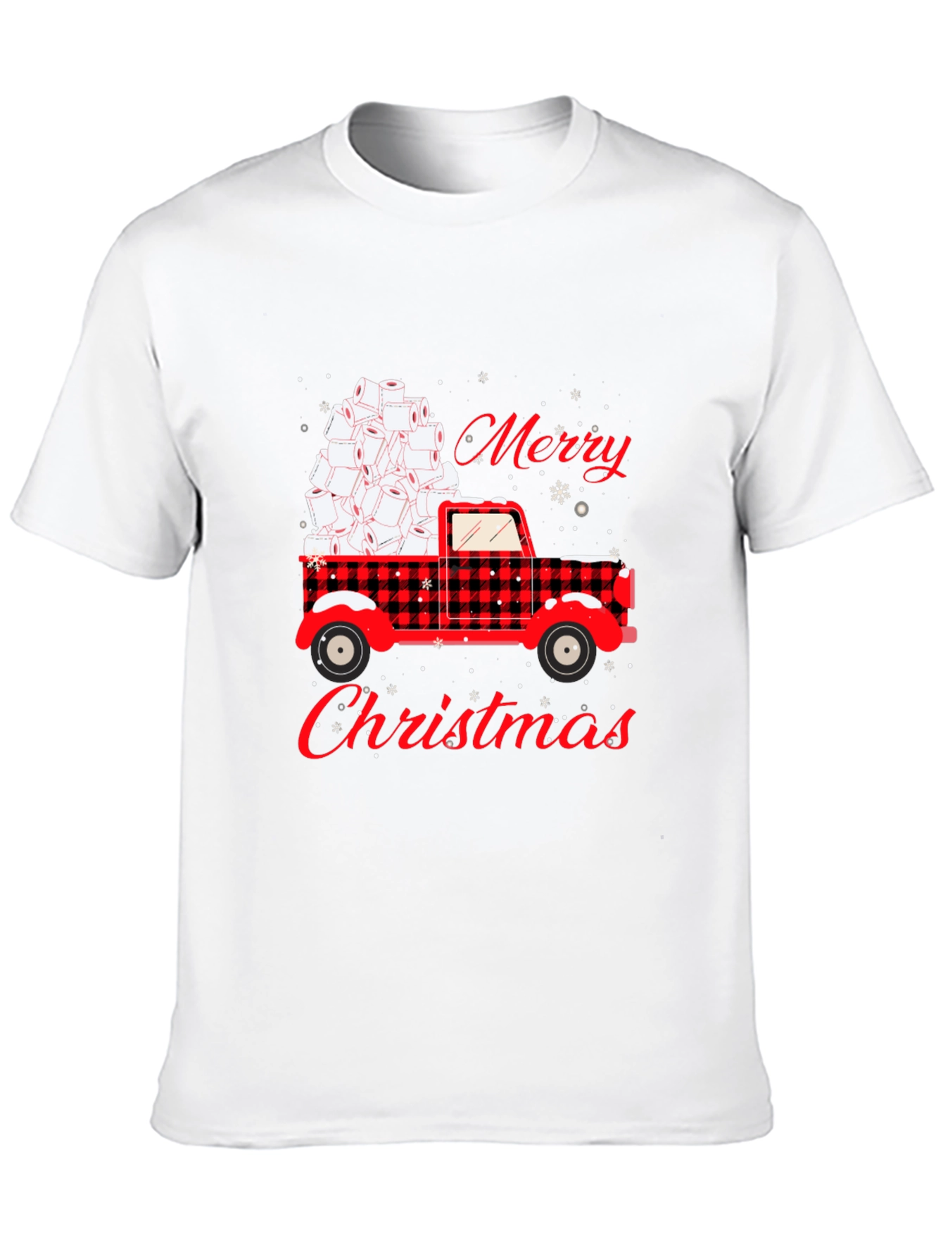 Merry Christmas Toilet Paper Truck Tee