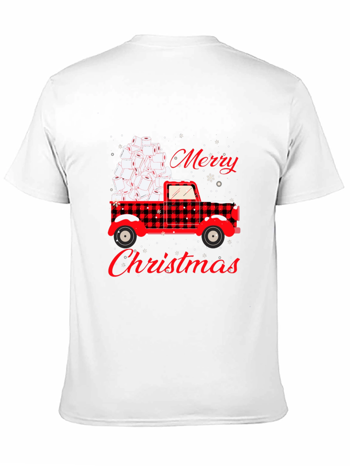 Merry Christmas Toilet Paper Truck Tee