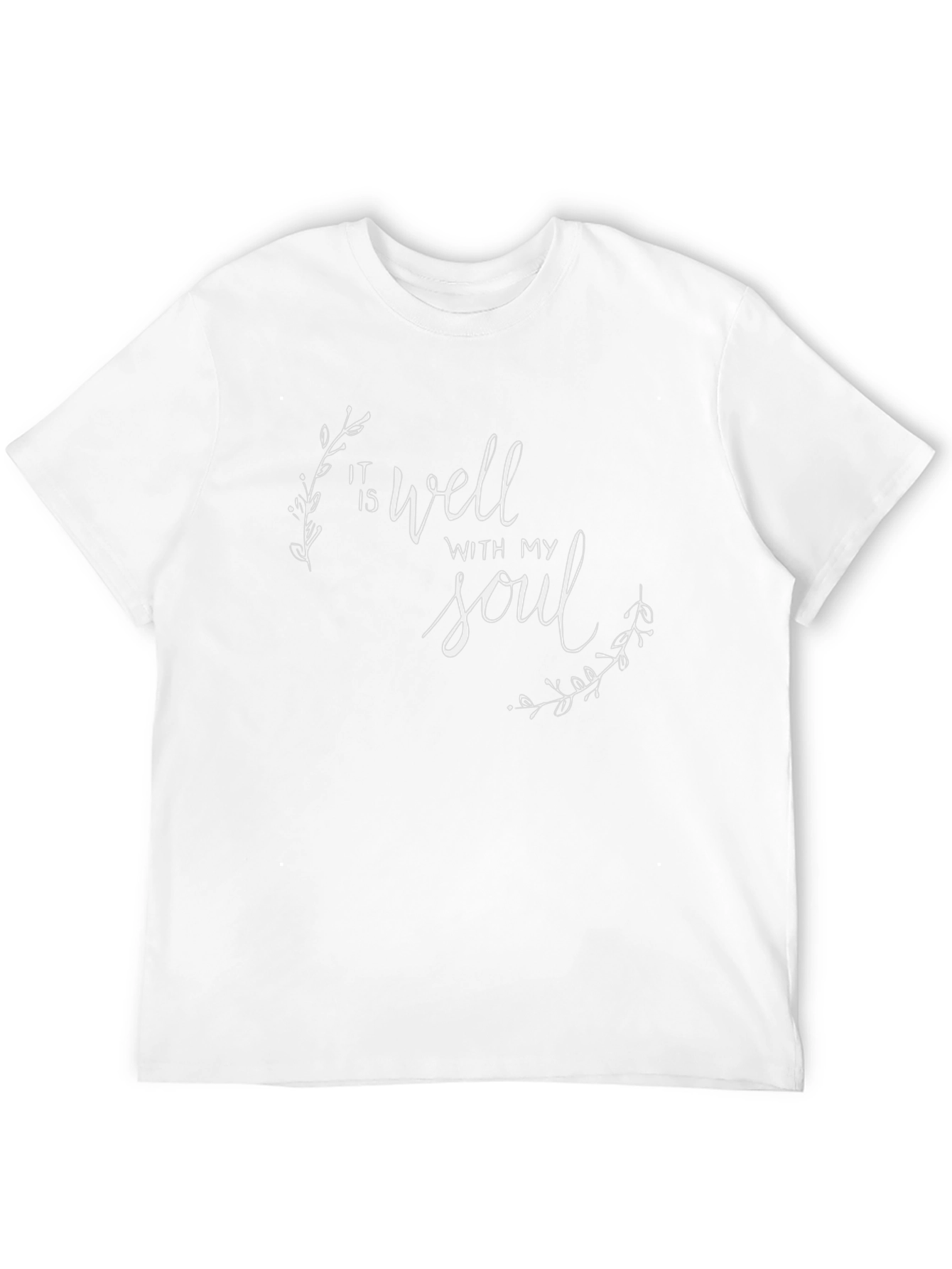 It Is Well With My Soul Black T-Shirt