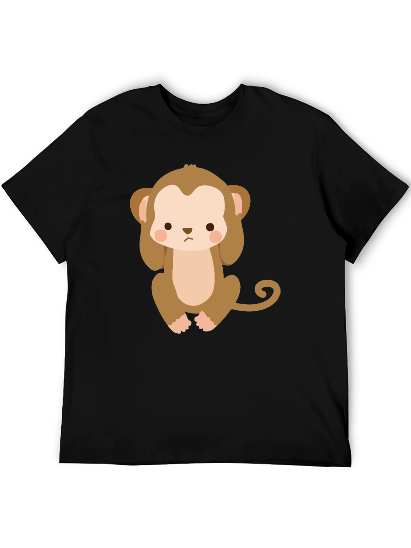 Cute Monkey Graphic T-Shirt