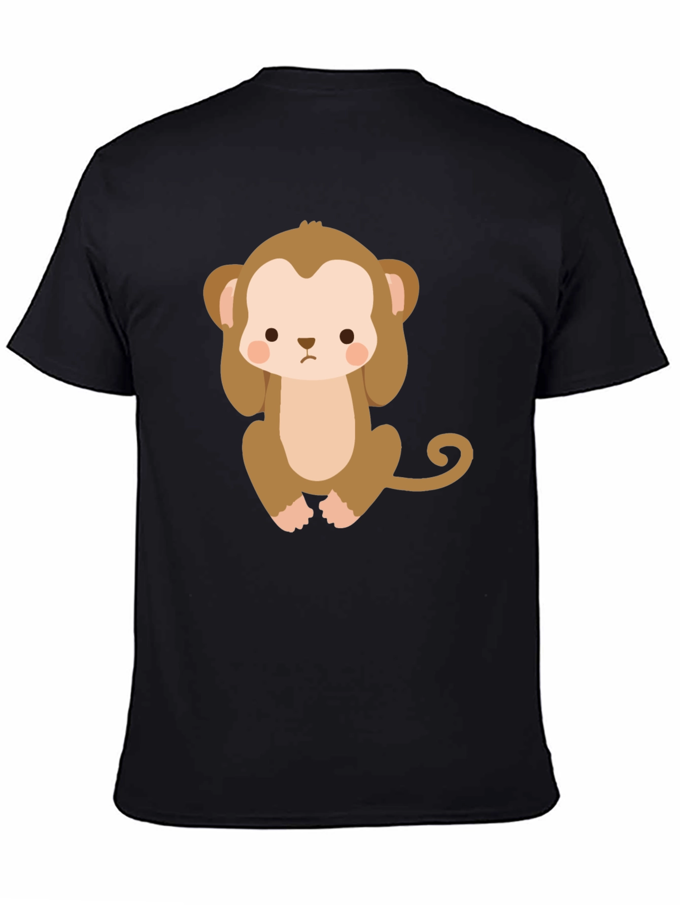 Cute Monkey Graphic T-Shirt
