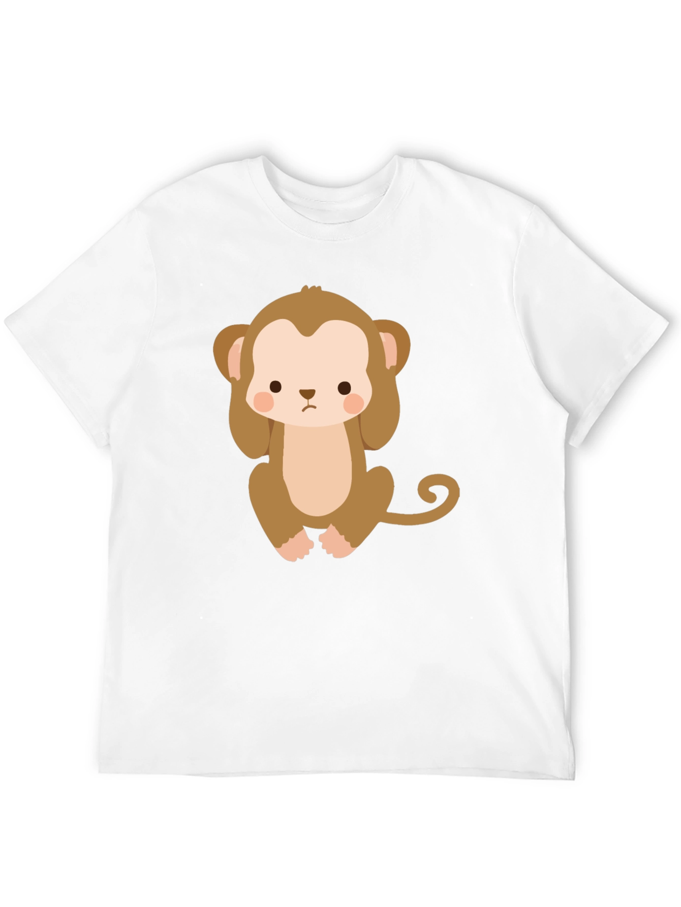 Cute Monkey Graphic T-Shirt