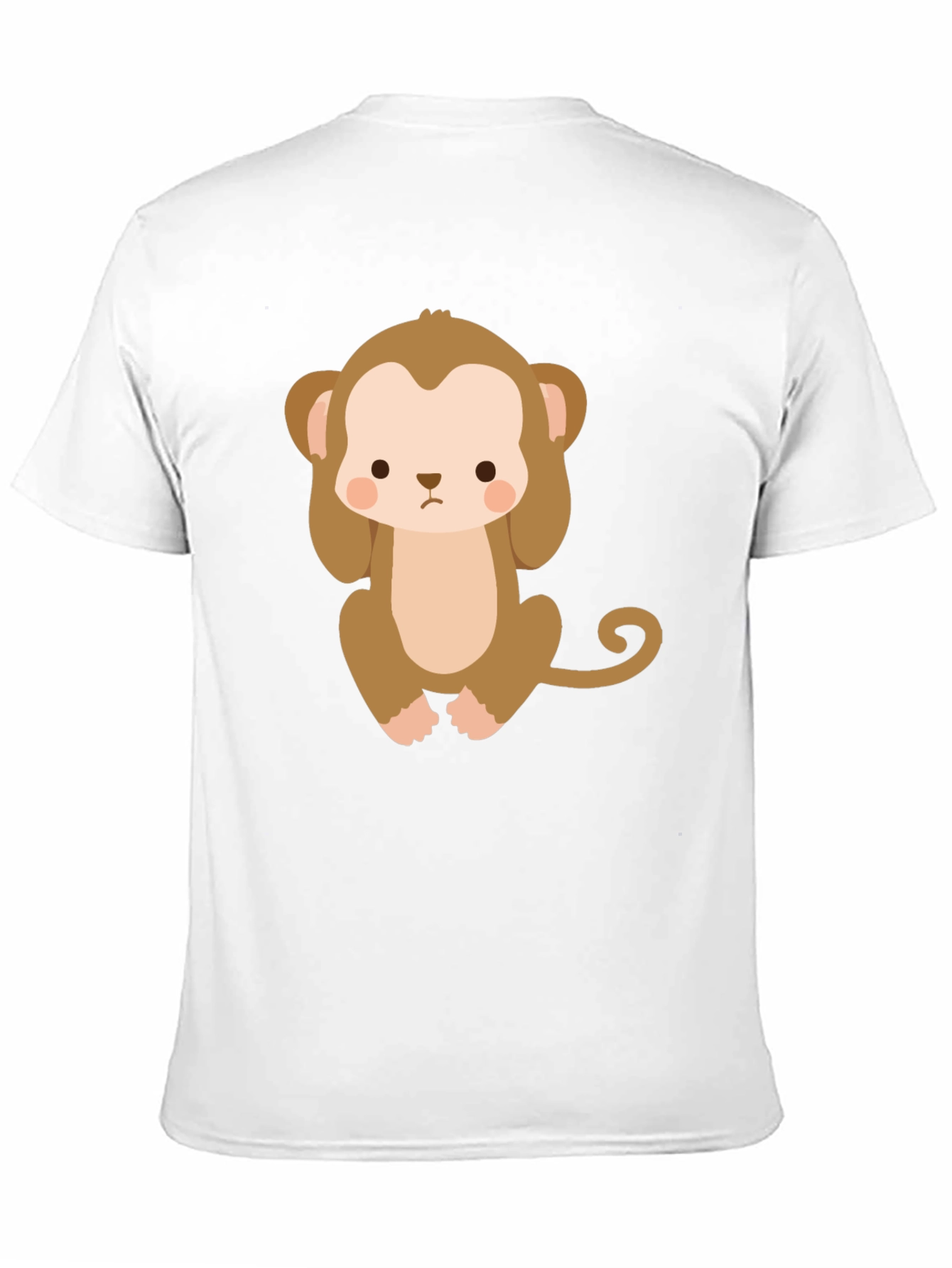 Cute Monkey Graphic T-Shirt