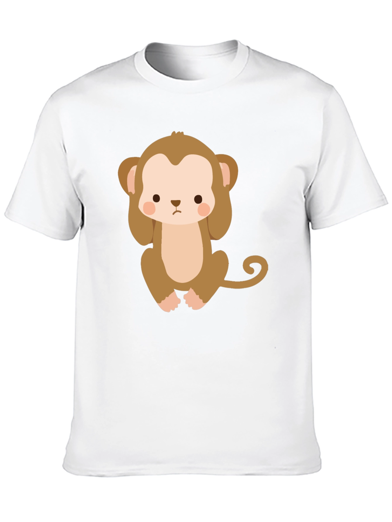 Cute Monkey Graphic T-Shirt