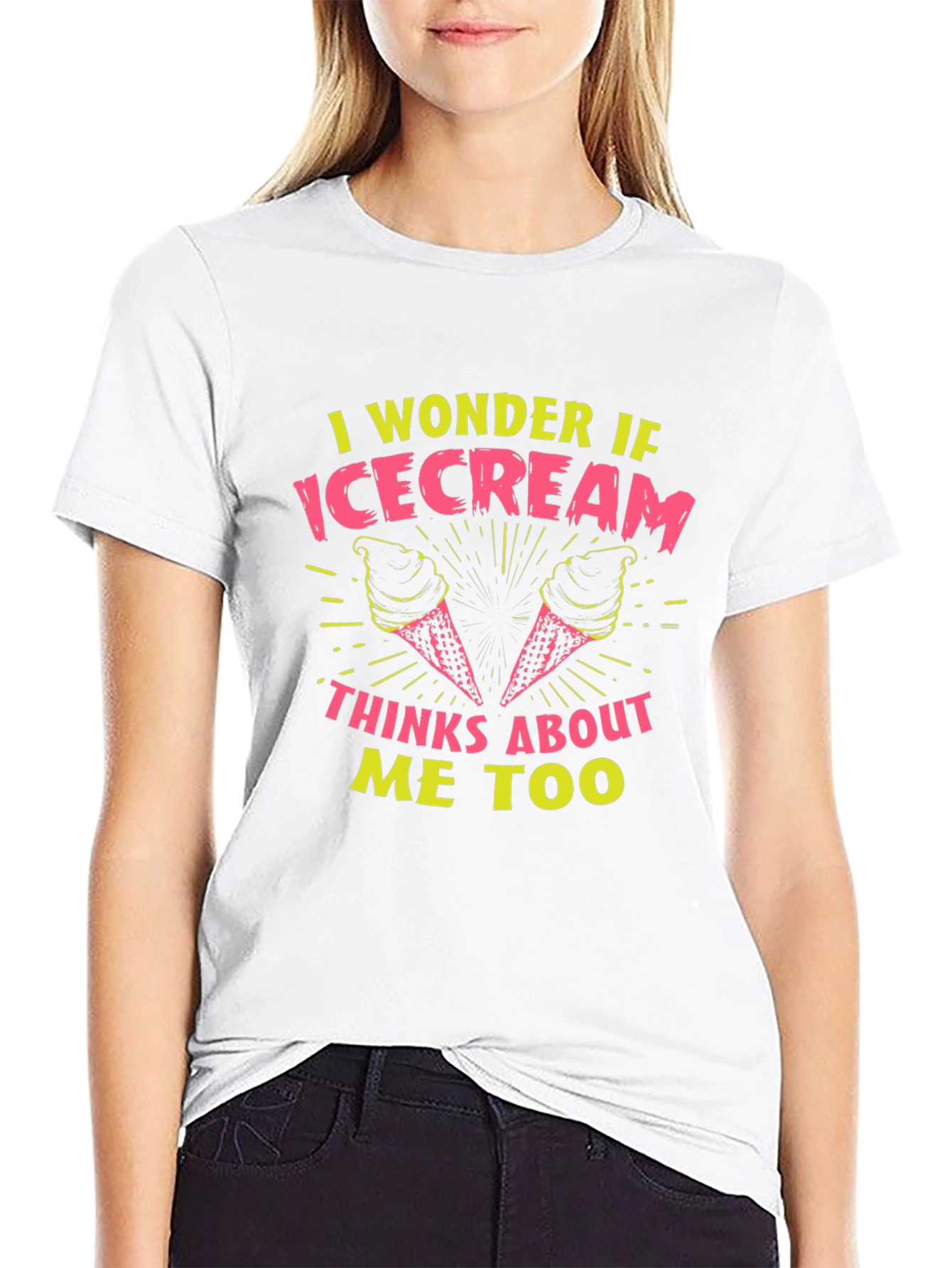 Ice Cream Lovers Graphic T-Shirt