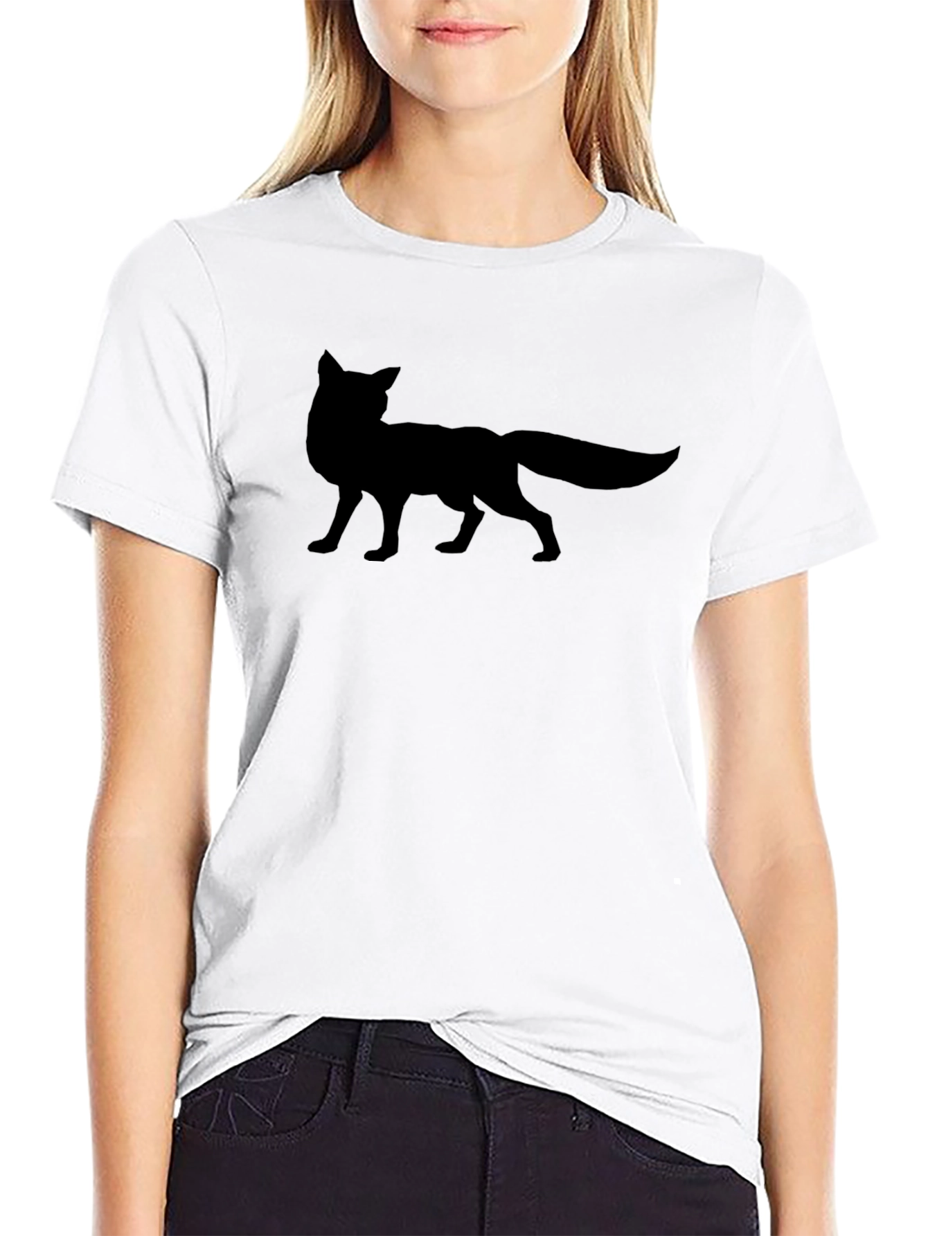 Fox Silhouette Black T-Shirt