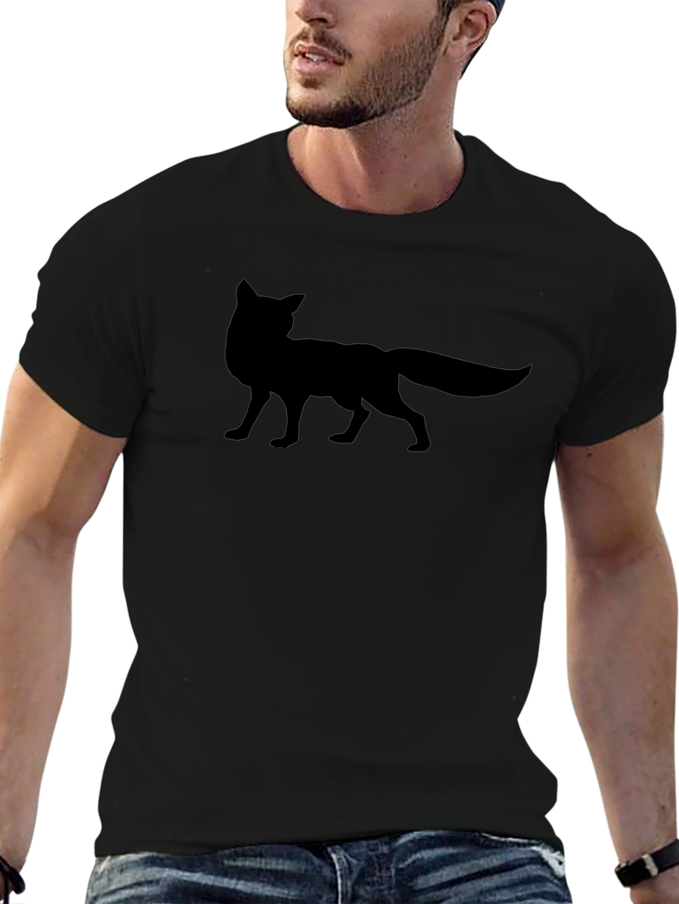 Fox Silhouette Black T-Shirt