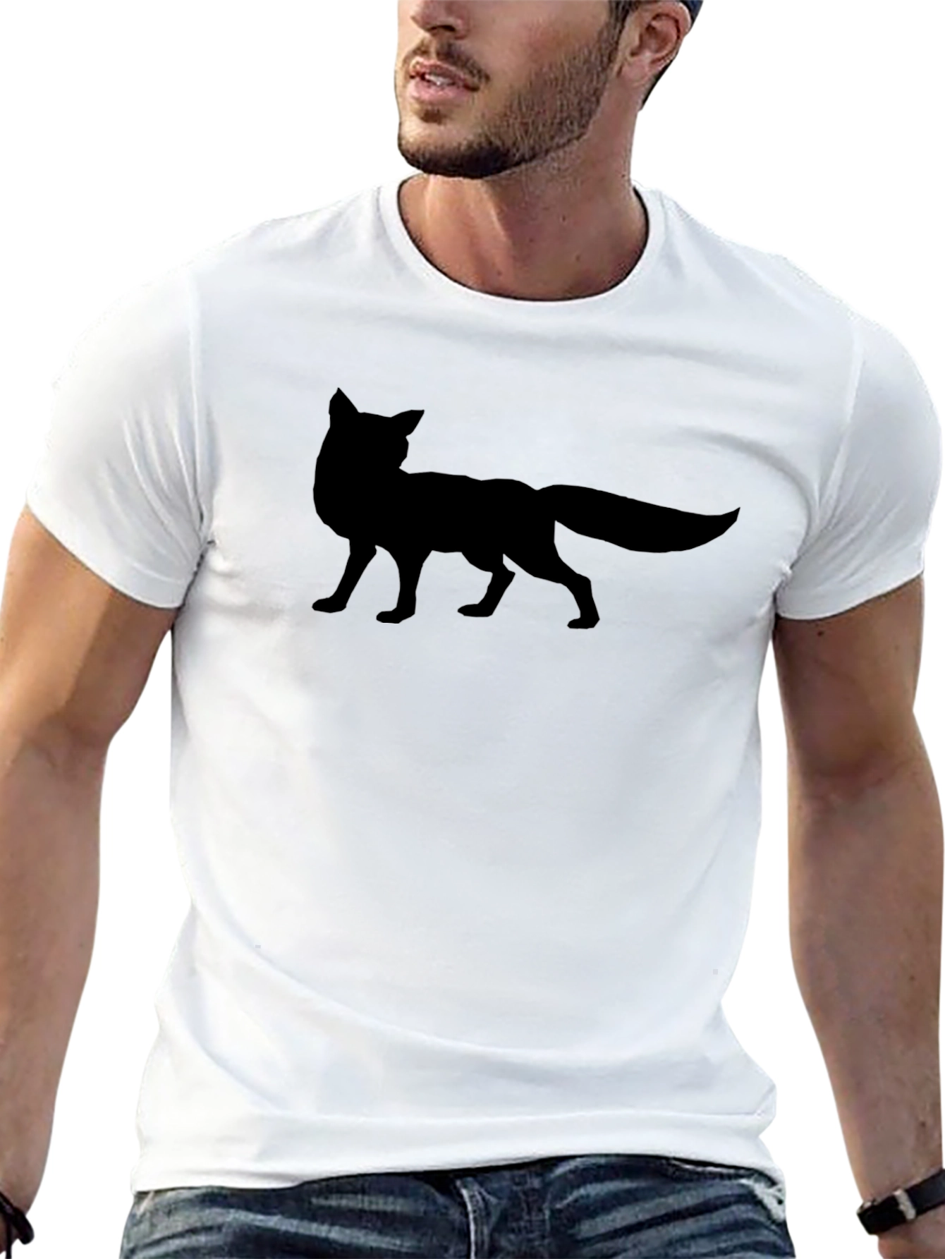 Fox Silhouette Black T-Shirt