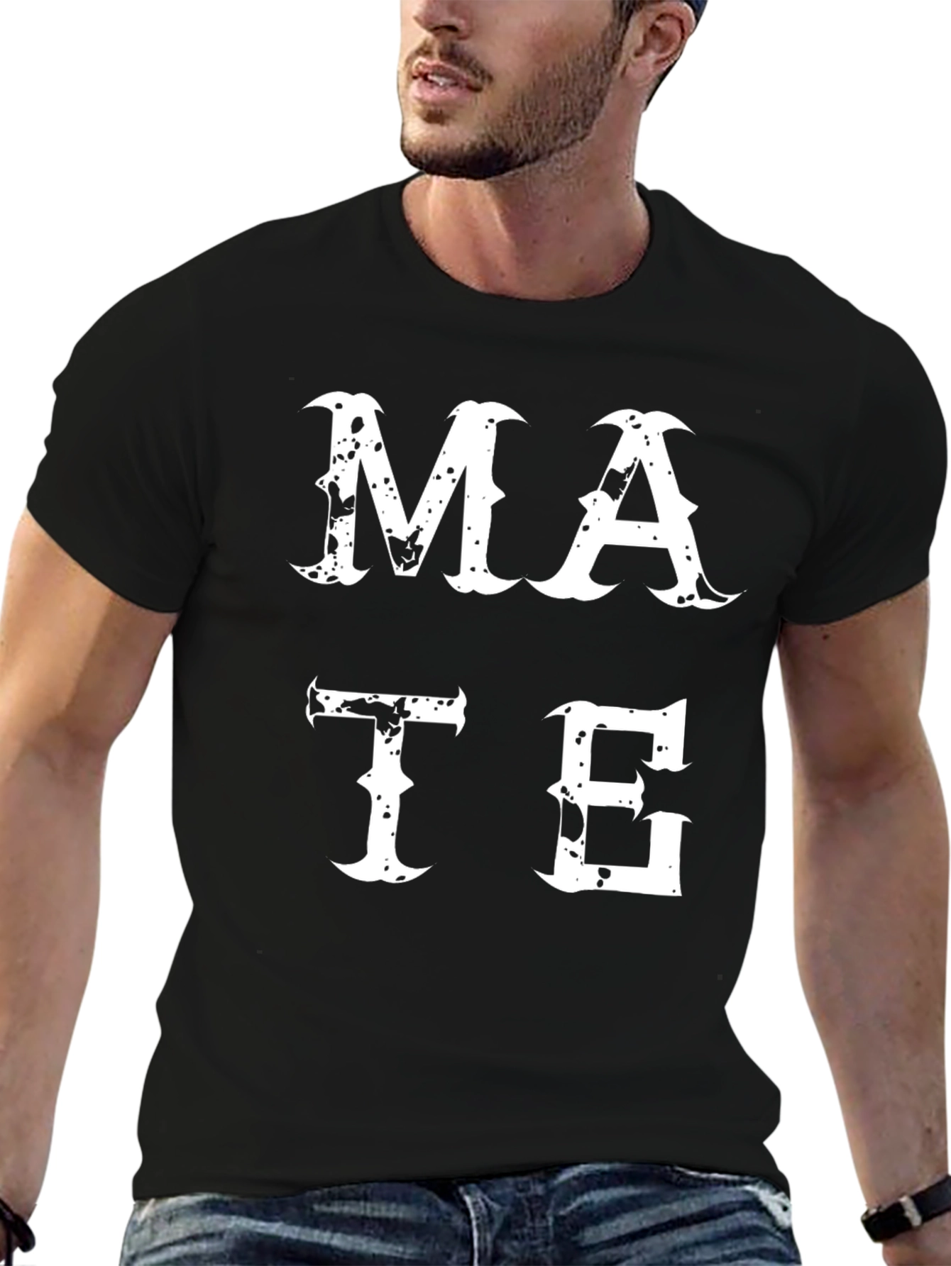 Mate Black Graphic Tee