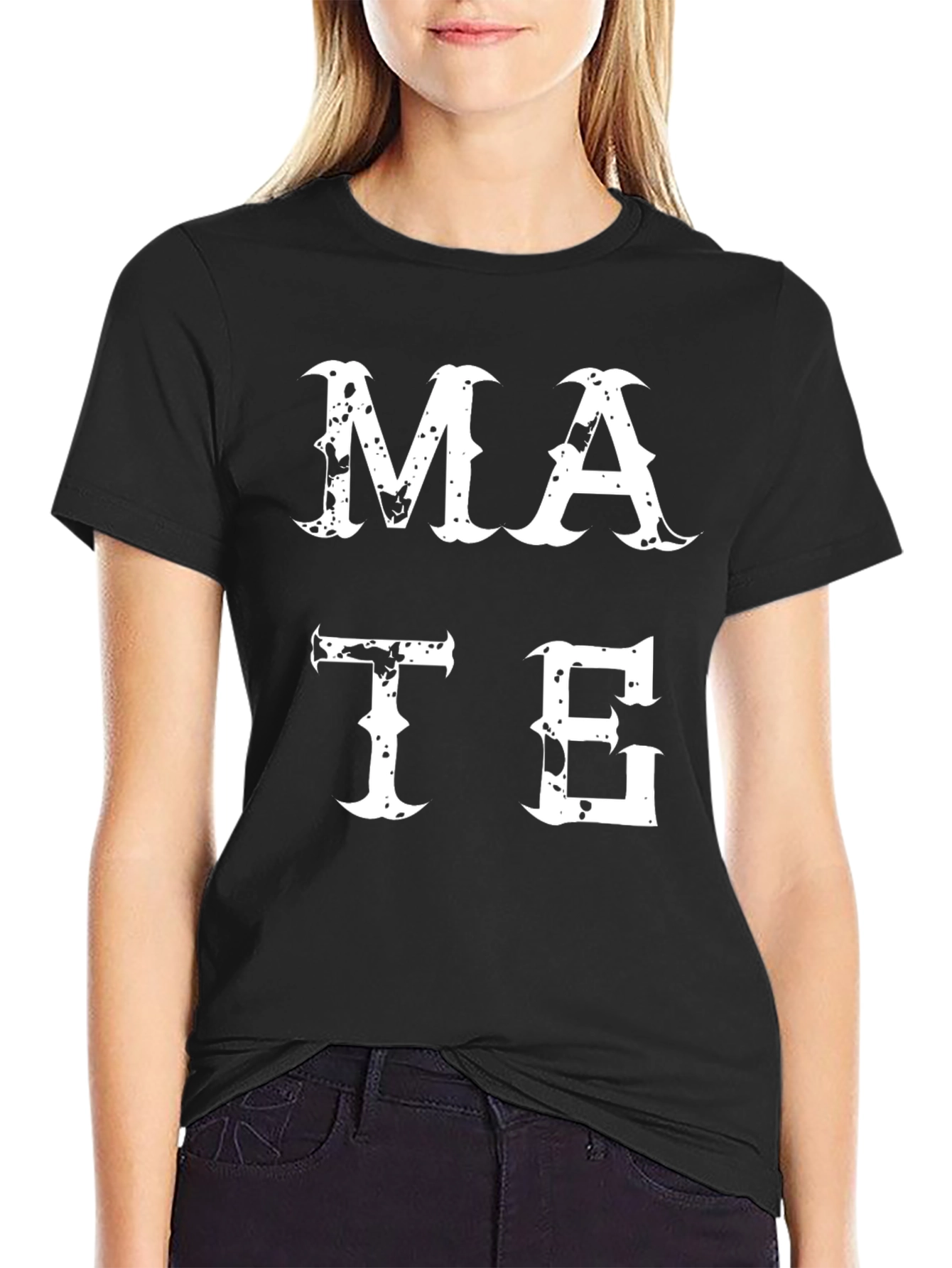 Mate Black Graphic Tee
