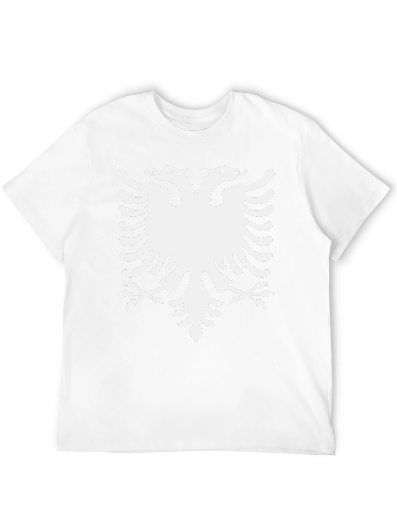 Albanian Eagle Graphic Tee - Classic Black Cotton Shirt