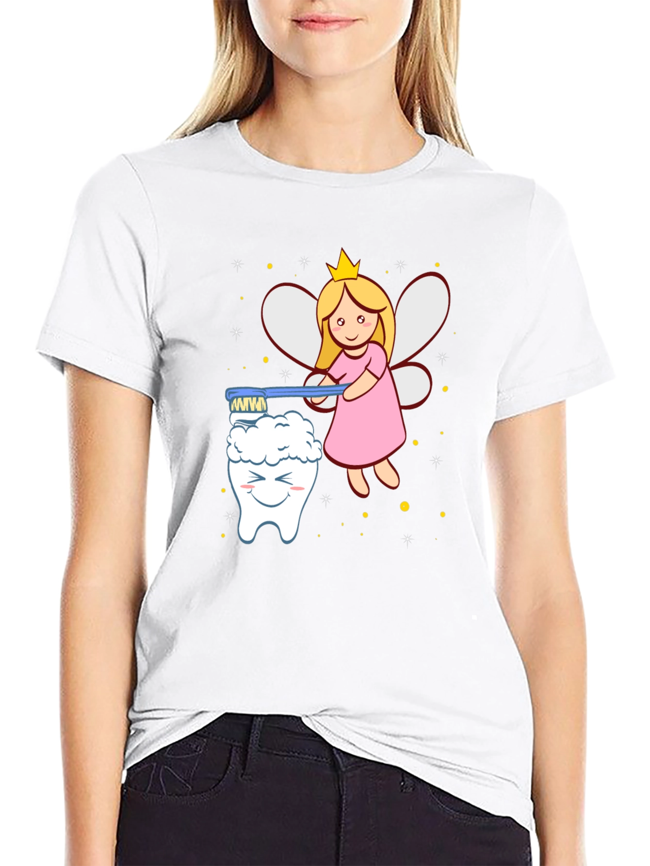 Dental Fairy Graphic Tee - Brush Your Teeth!