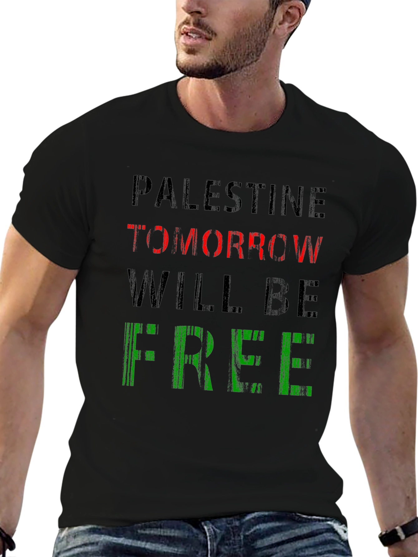 Palestine Will Be Free T-Shirt - Black