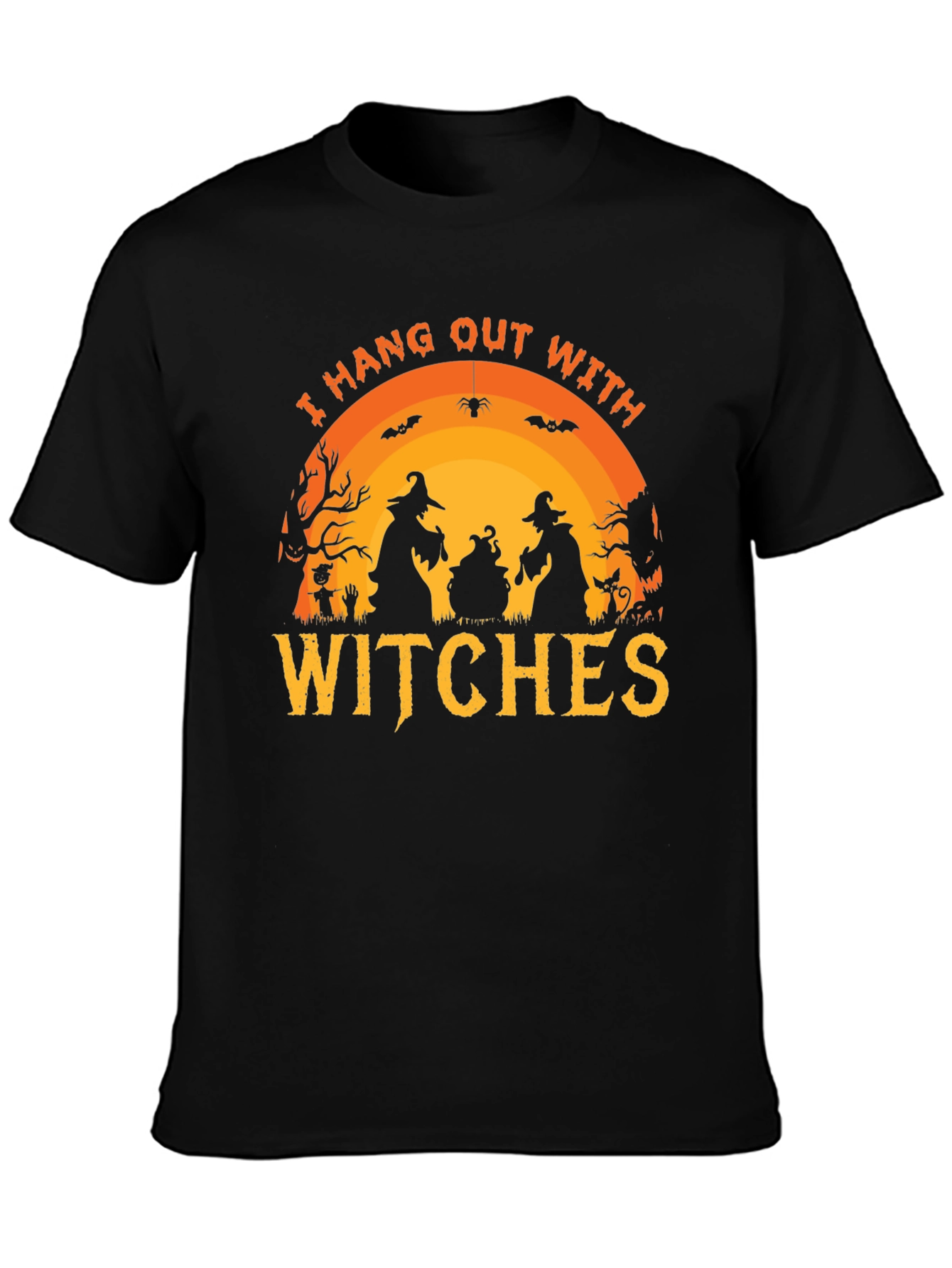 Halloween Witch T-Shirt - Hang Out With Witches